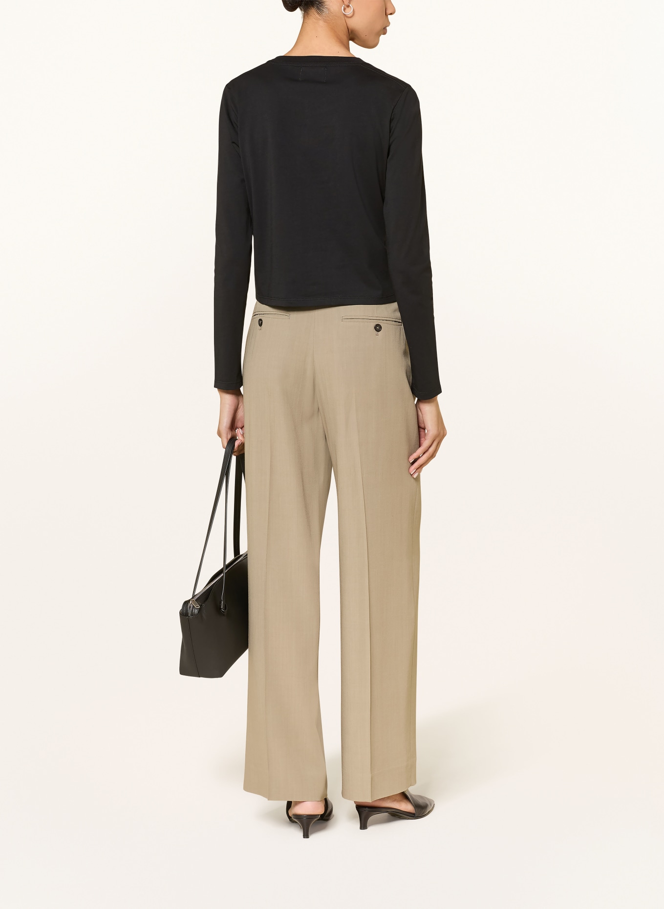 LOULOU DE SAISON MASAL long-sleeved shirt: BLACK