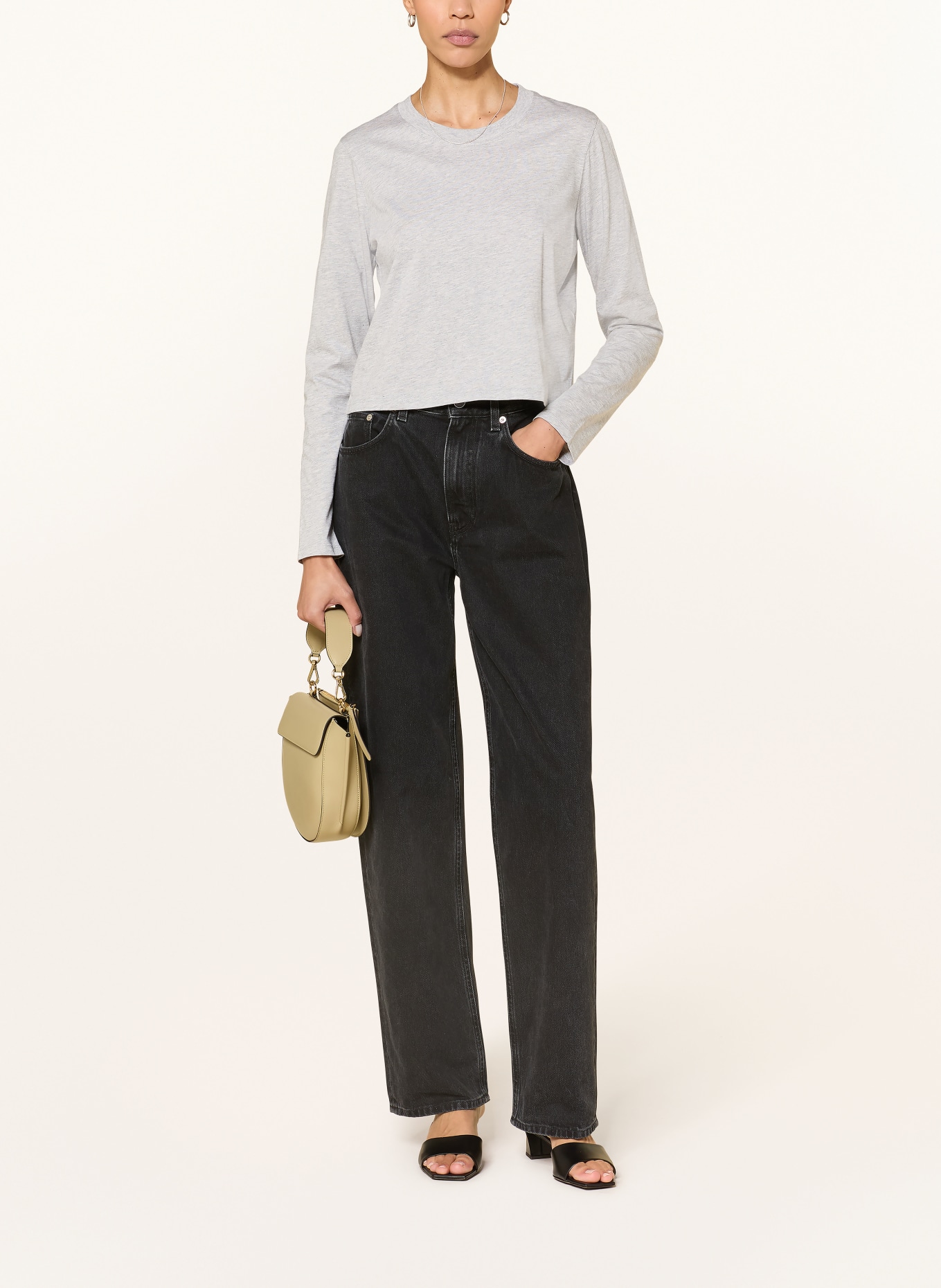 LOULOU DE SAISON Longsleeve MASAL: GRAU