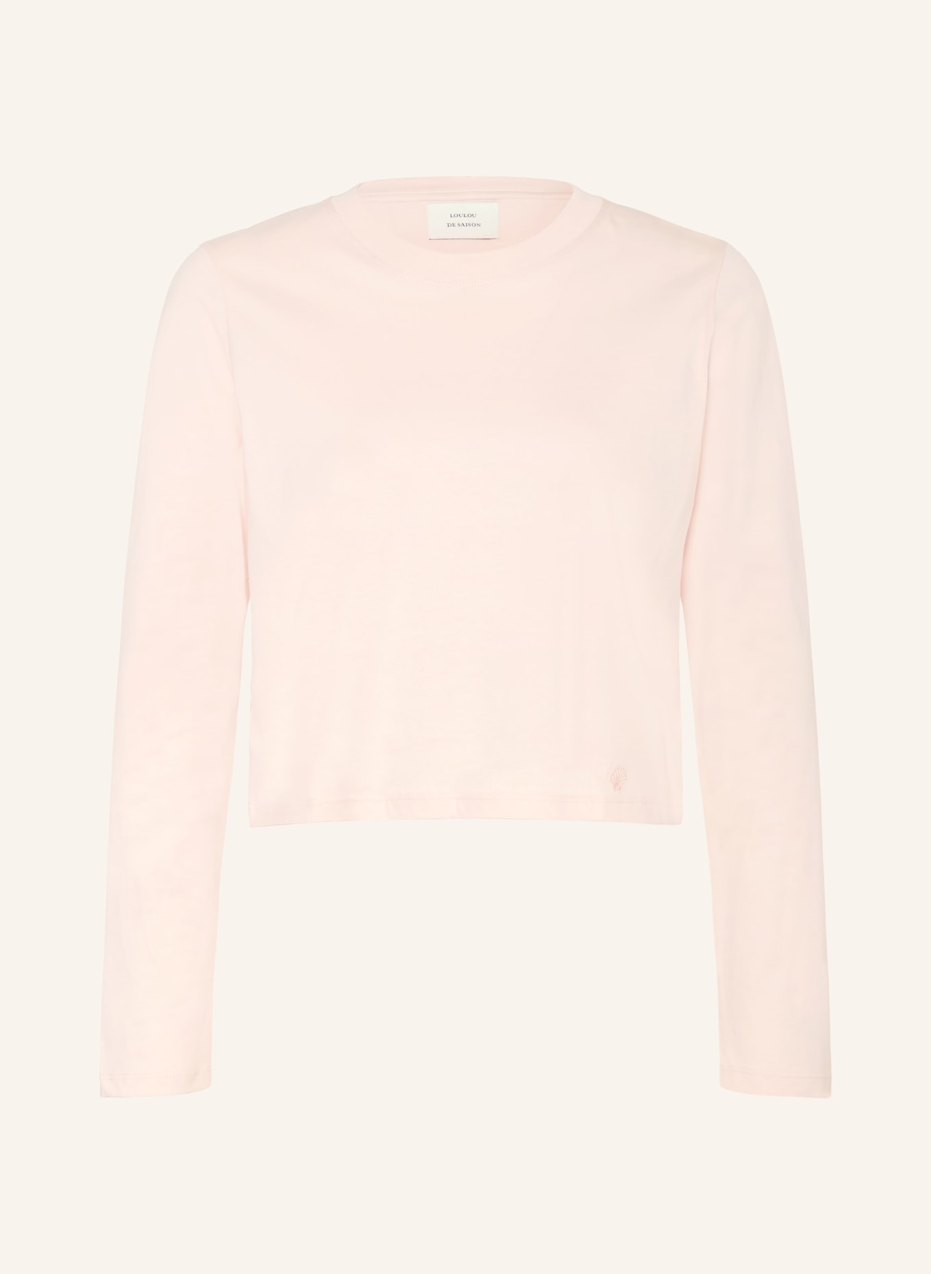 LOULOU DE SAISON MASAL long-sleeved shirt: LIGHT PINK
