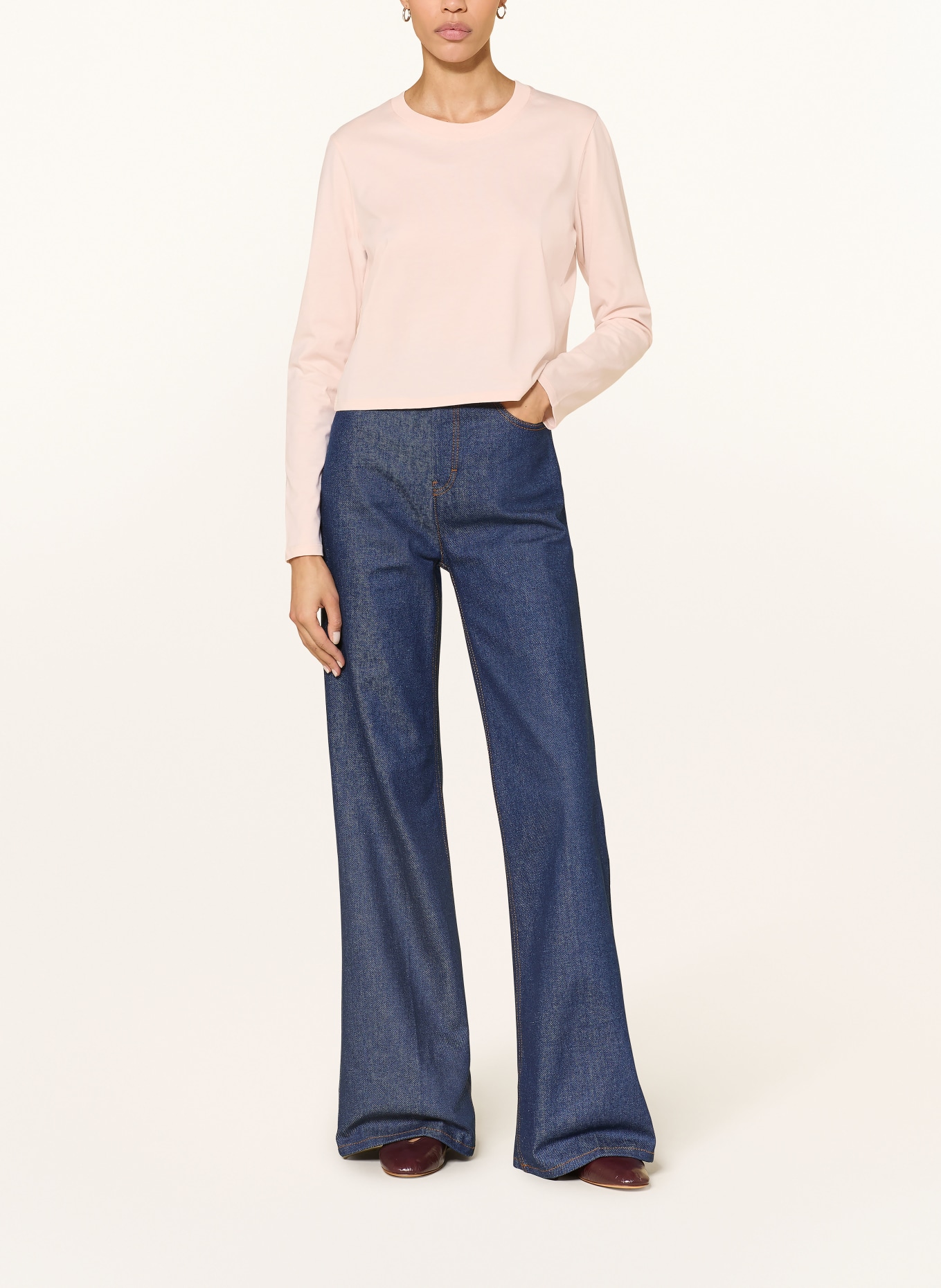 LOULOU DE SAISON MASAL long-sleeved shirt: LIGHT PINK