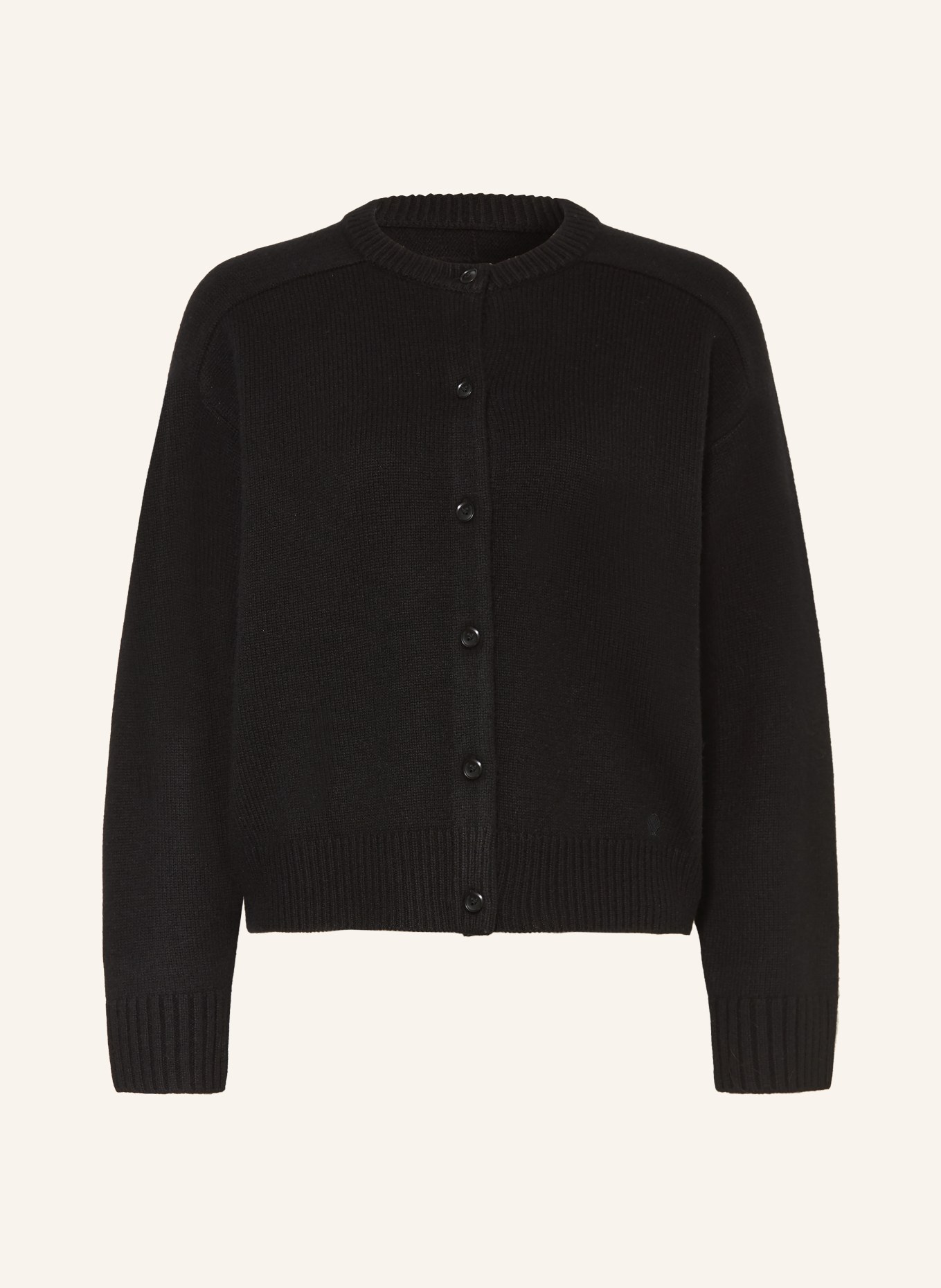 LOULOU DE SAISON AIDAR cardigan: BLACK