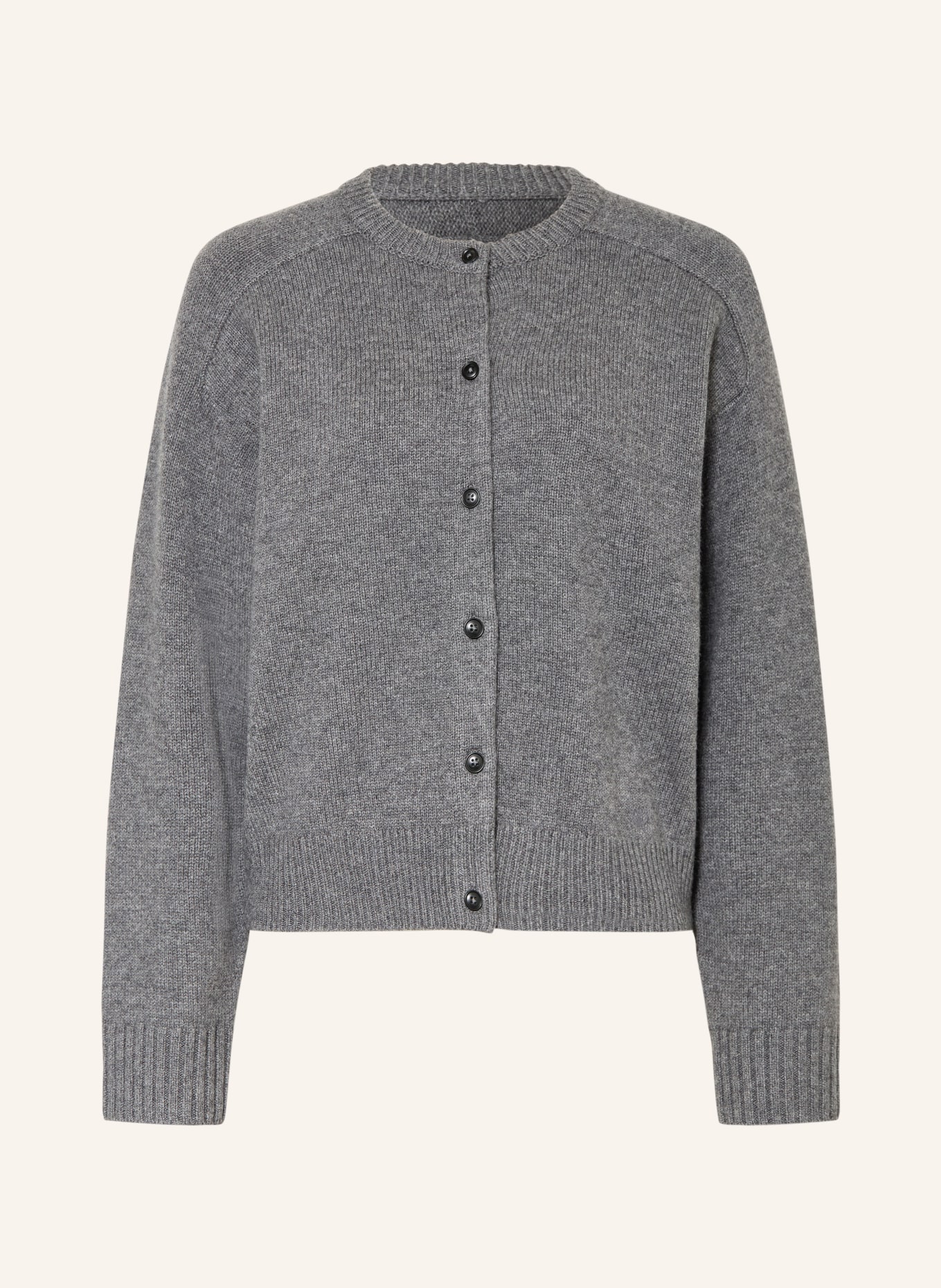 LOULOU DE SAISON Svetr AIDAR: TMAVĚ ŠEDÁ