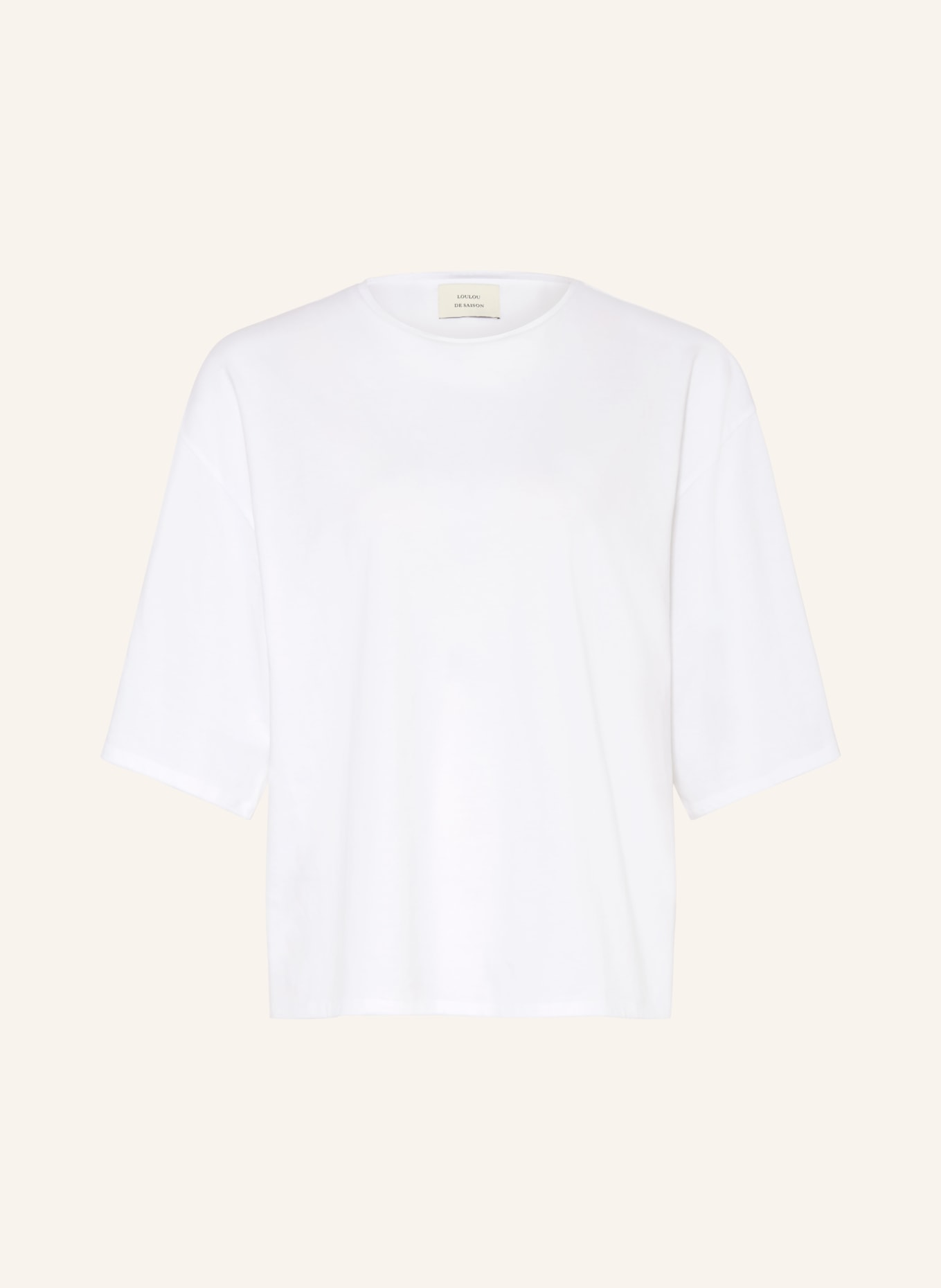 LOULOU DE SAISON Oversized shirt OSIS: WHITE