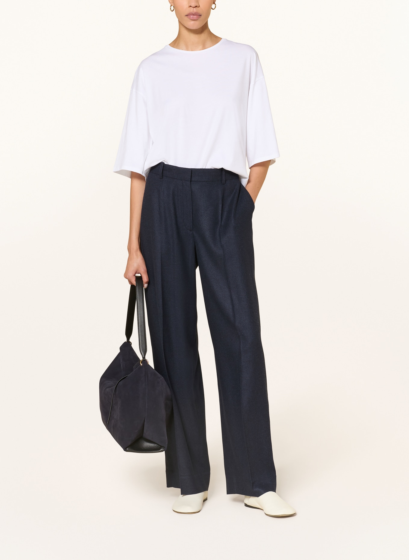 LOULOU DE SAISON Oversized shirt OSIS: WHITE