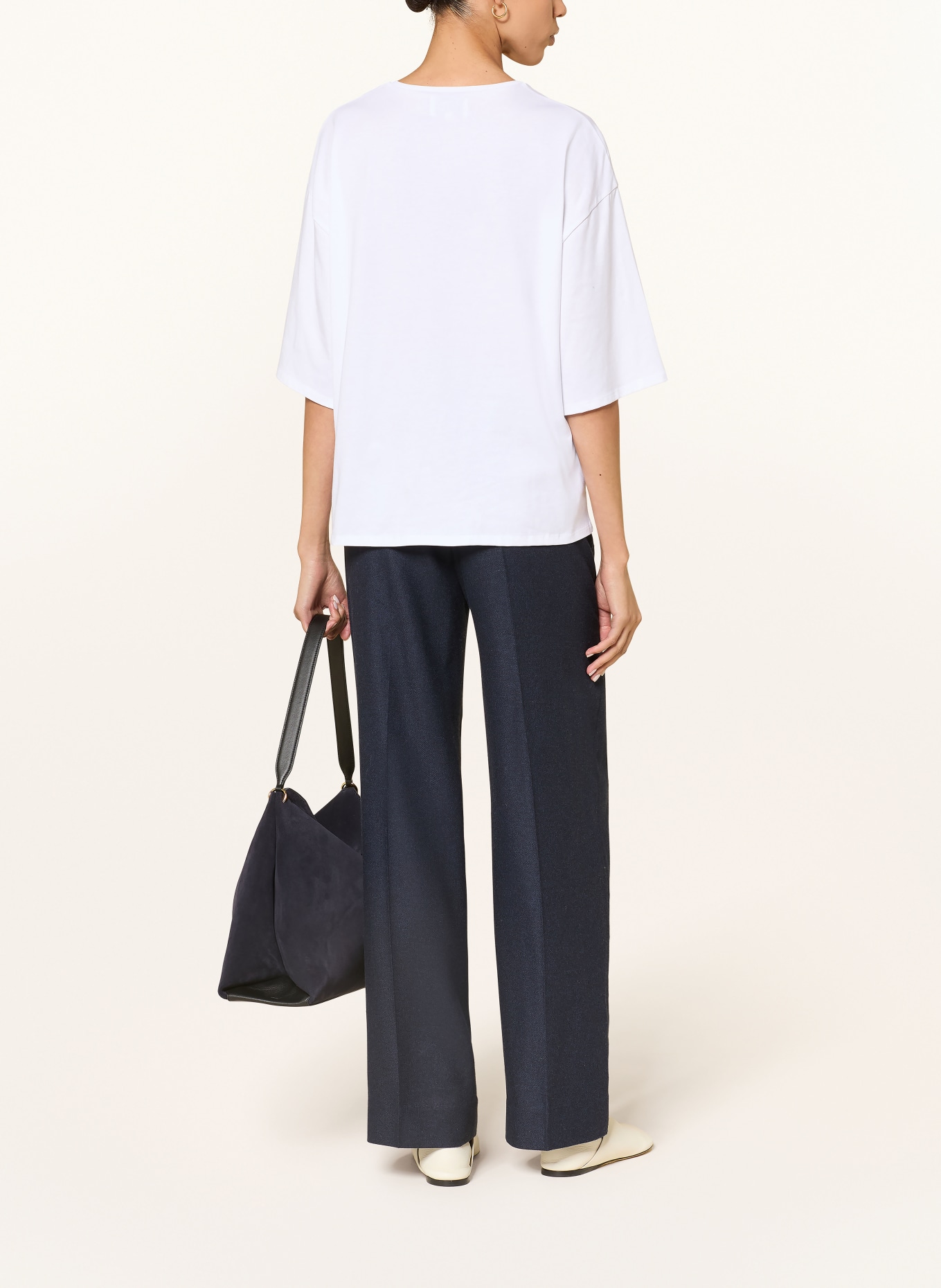 LOULOU DE SAISON Oversized shirt OSIS: WHITE