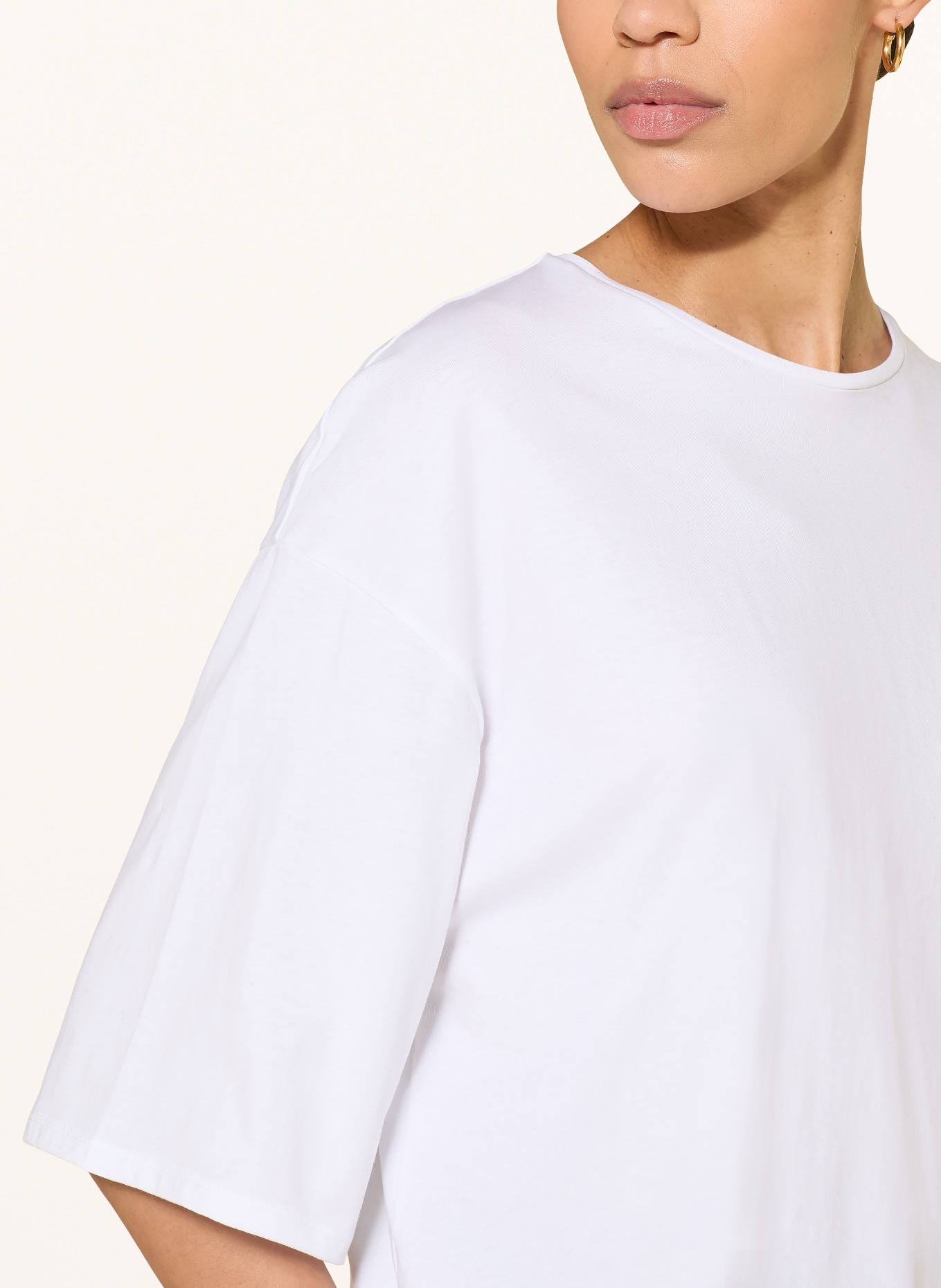 LOULOU DE SAISON Oversized shirt OSIS: WHITE