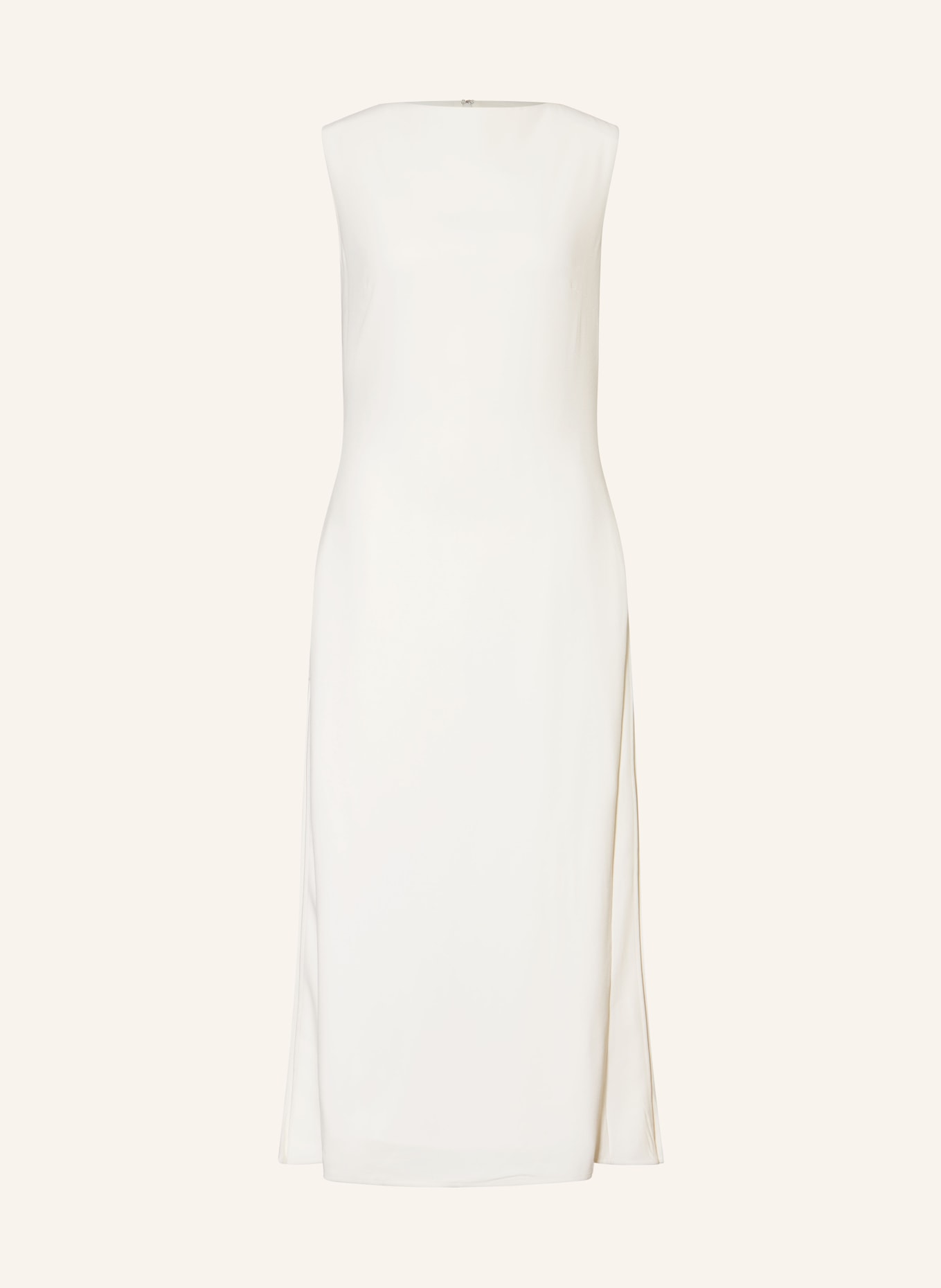TED BAKER DAHRCY dress with pleats: ECRU