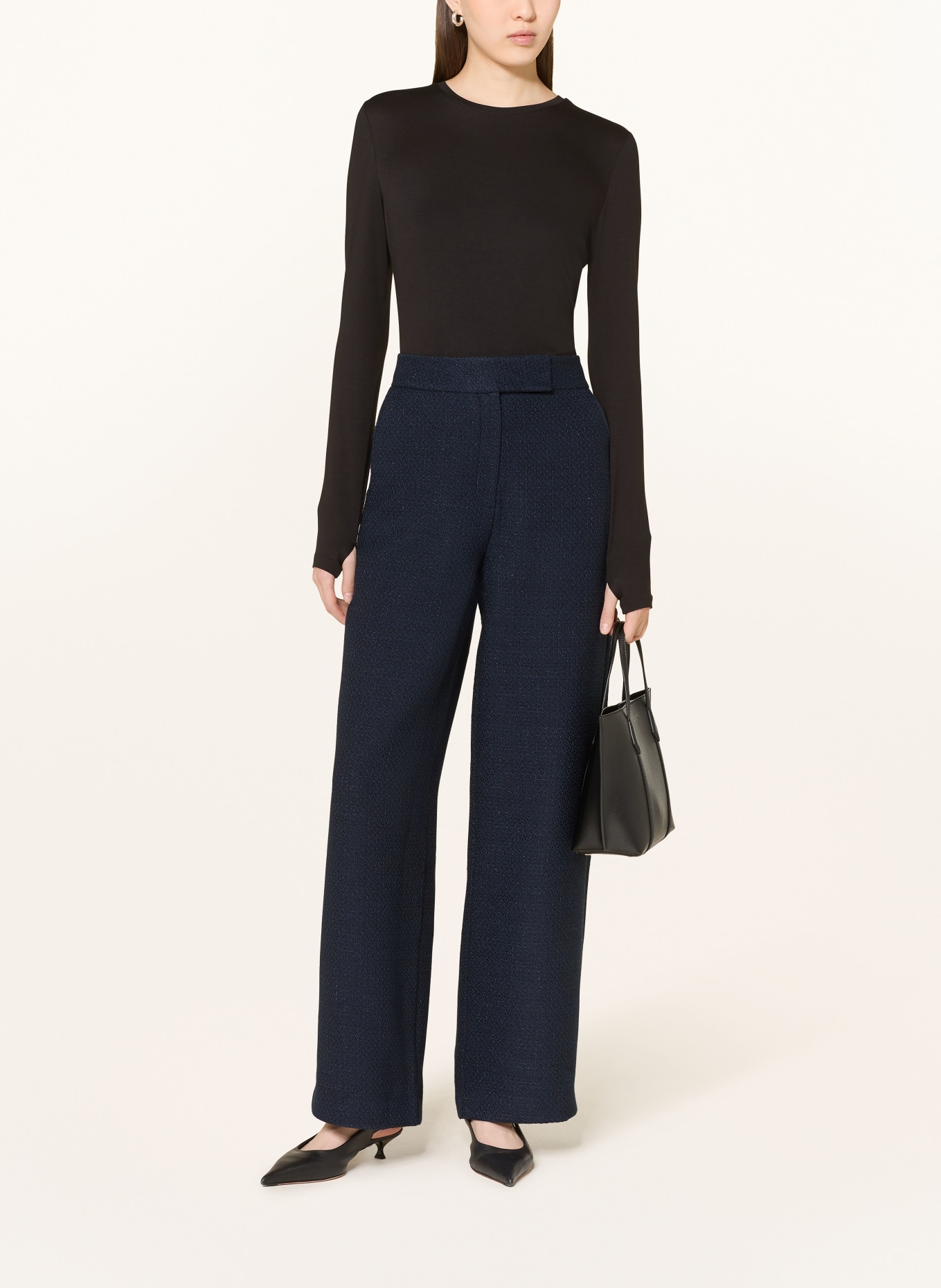 TED BAKER ARANIA long-sleeved shirt: BLACK