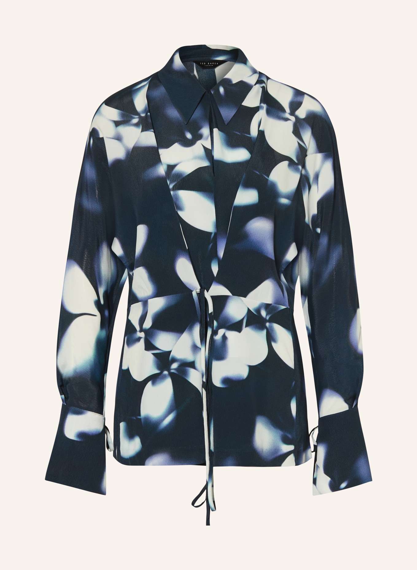 TED BAKER Blouse shirt OHRLA: DARK BLUE / WHITE
