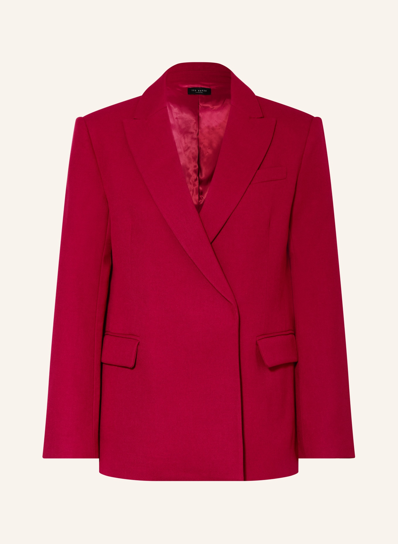 TED BAKER LYMA blazer: DARK RED