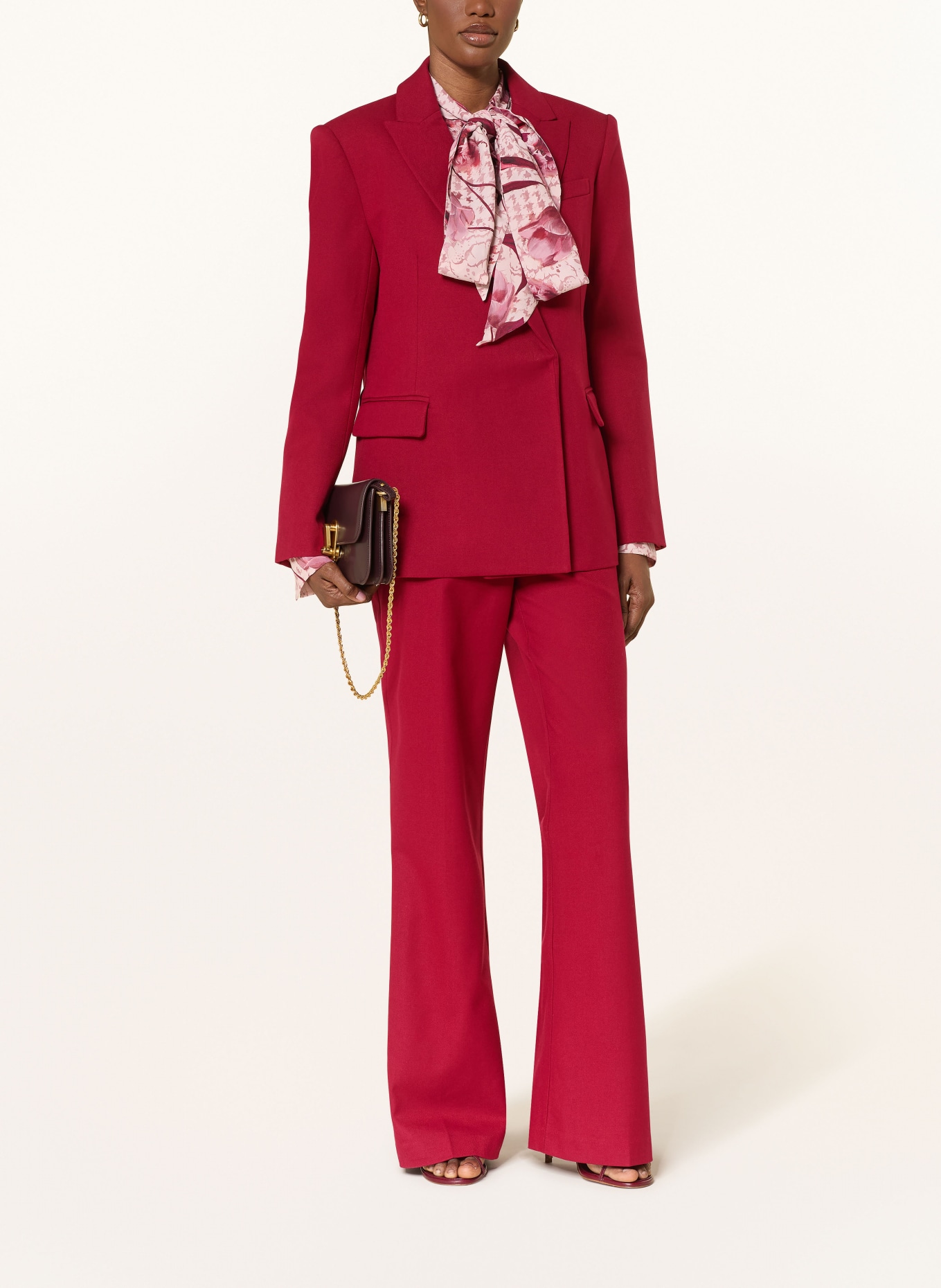 TED BAKER LYMA blazer: DARK RED