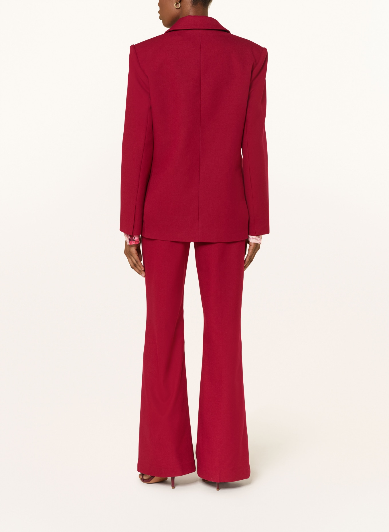 TED BAKER Marlenehose: DUNKELROT