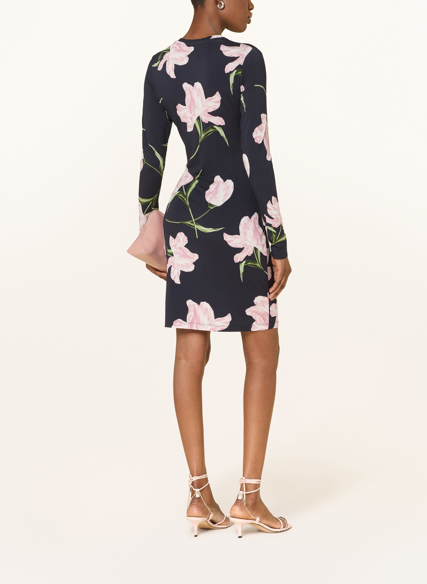 TED BAKER Sukienka z dżerseju BAAFNEE: GRANATOWY / RÓŻOWY / ZIELONY