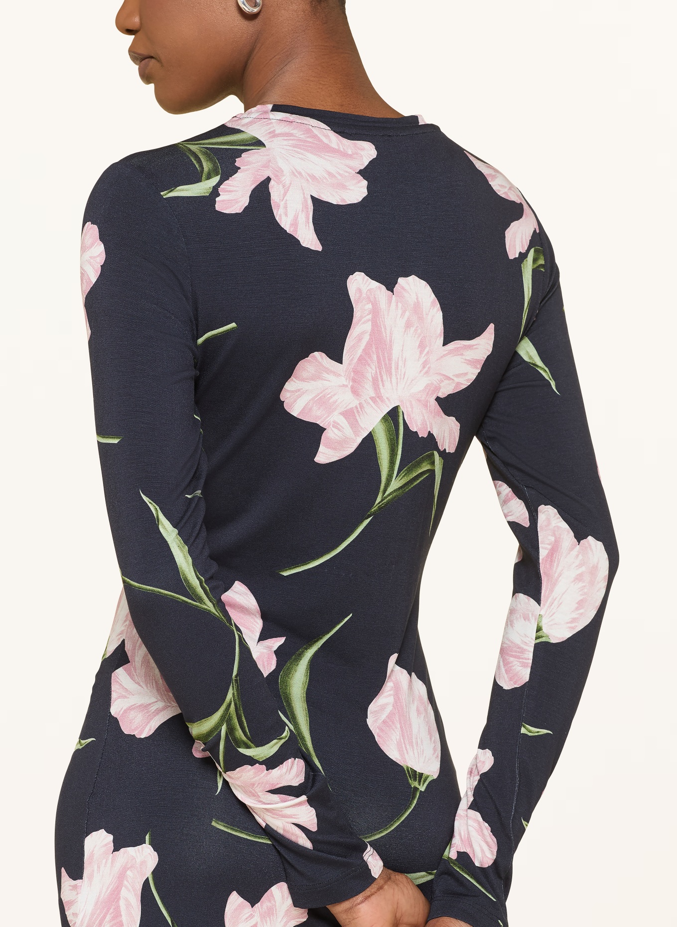 TED BAKER Sukienka z dżerseju BAAFNEE: GRANATOWY / RÓŻOWY / ZIELONY