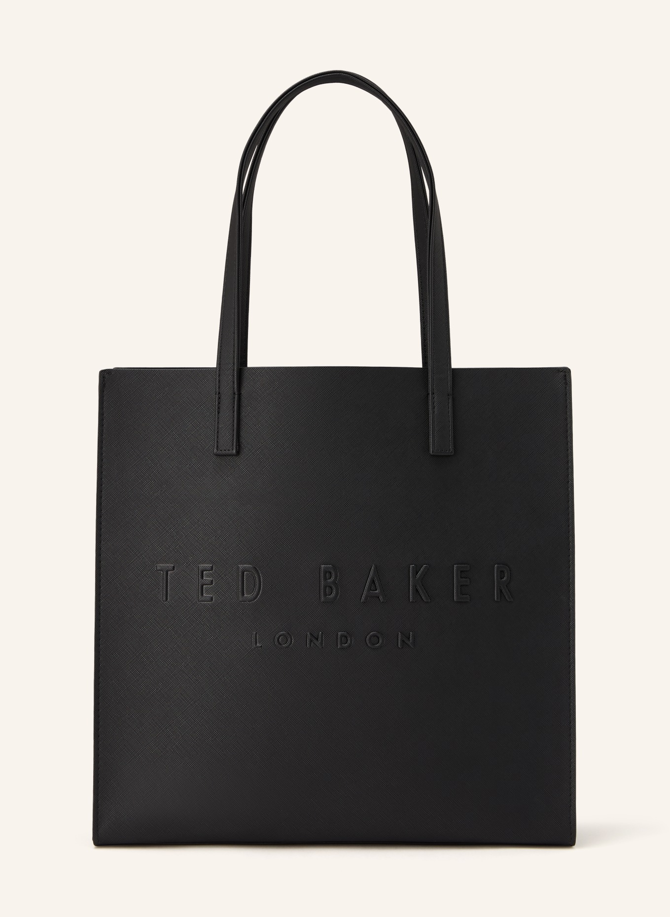 TED BAKER Nákupní taška SOOCON LARGE: ČERNÁ