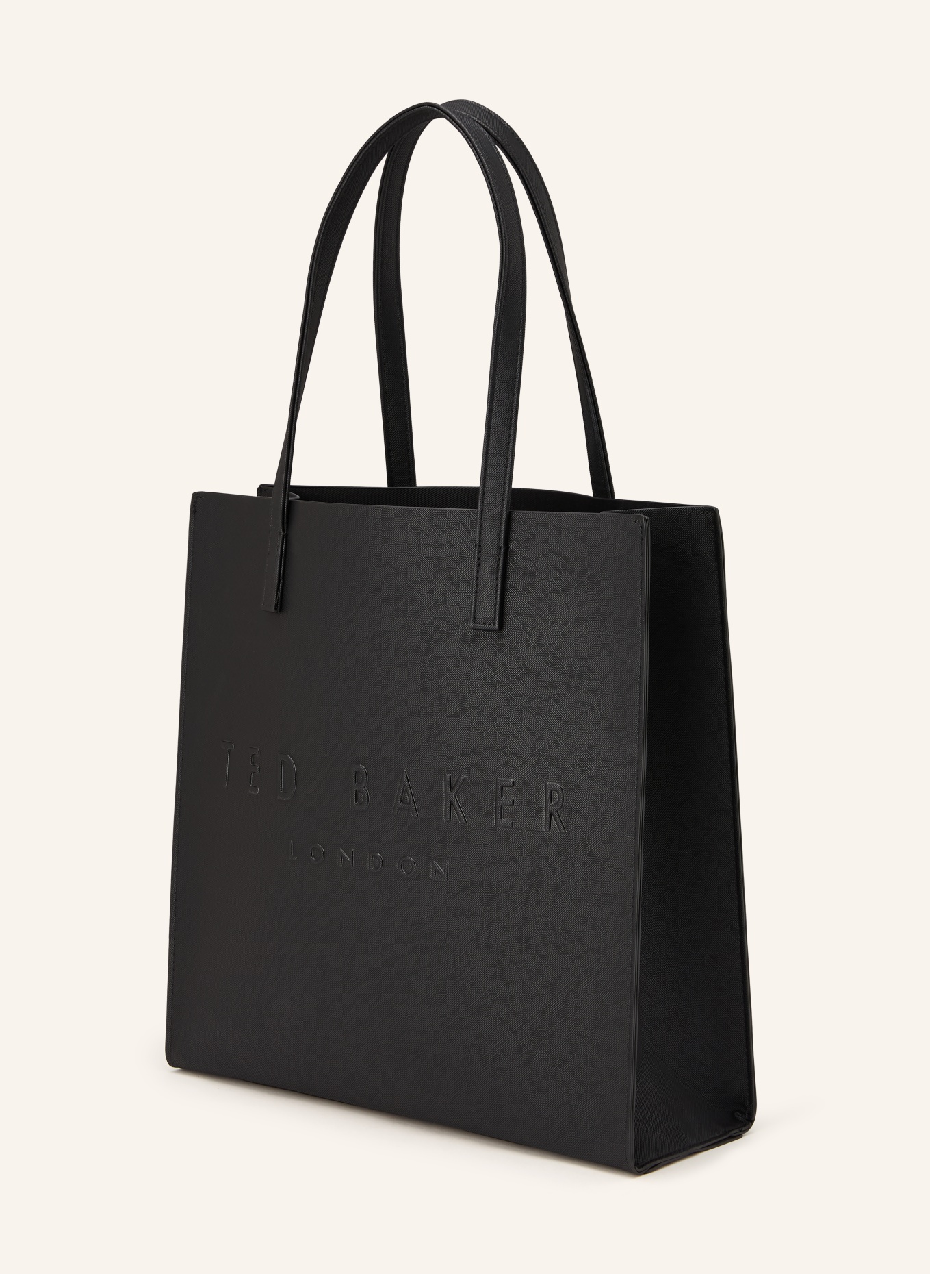 TED BAKER Nákupní taška SOOCON LARGE: ČERNÁ