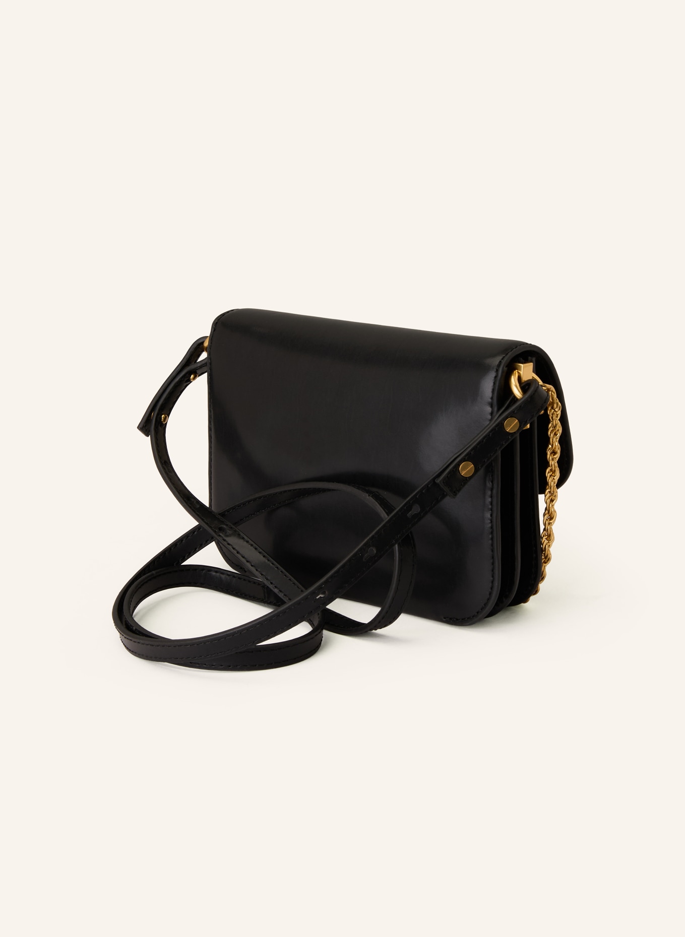 TED BAKER KKAYSA shoulder bag: BLACK / GOLD