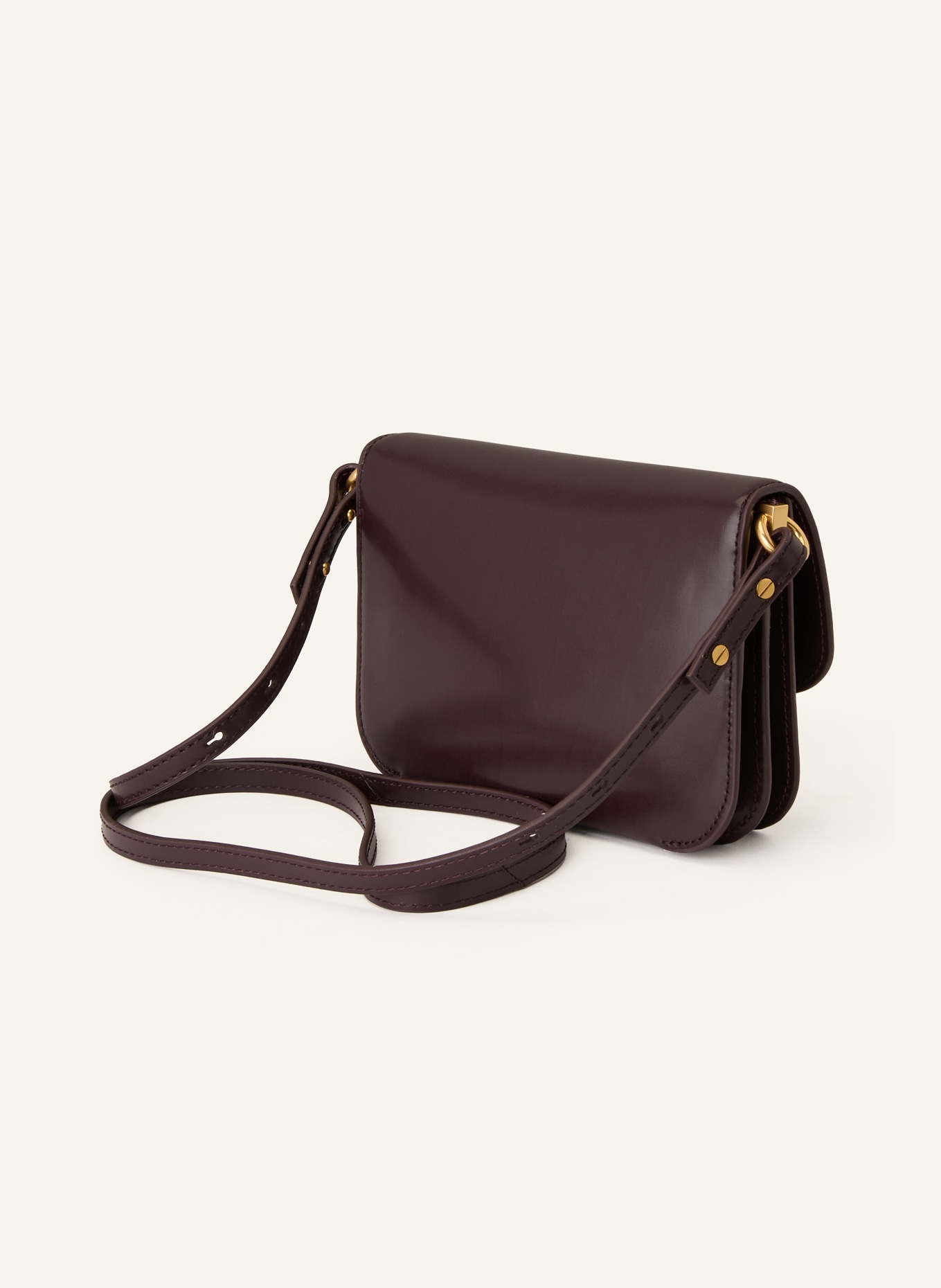TED BAKER KKAYSA shoulder bag: DARK RED / GOLD