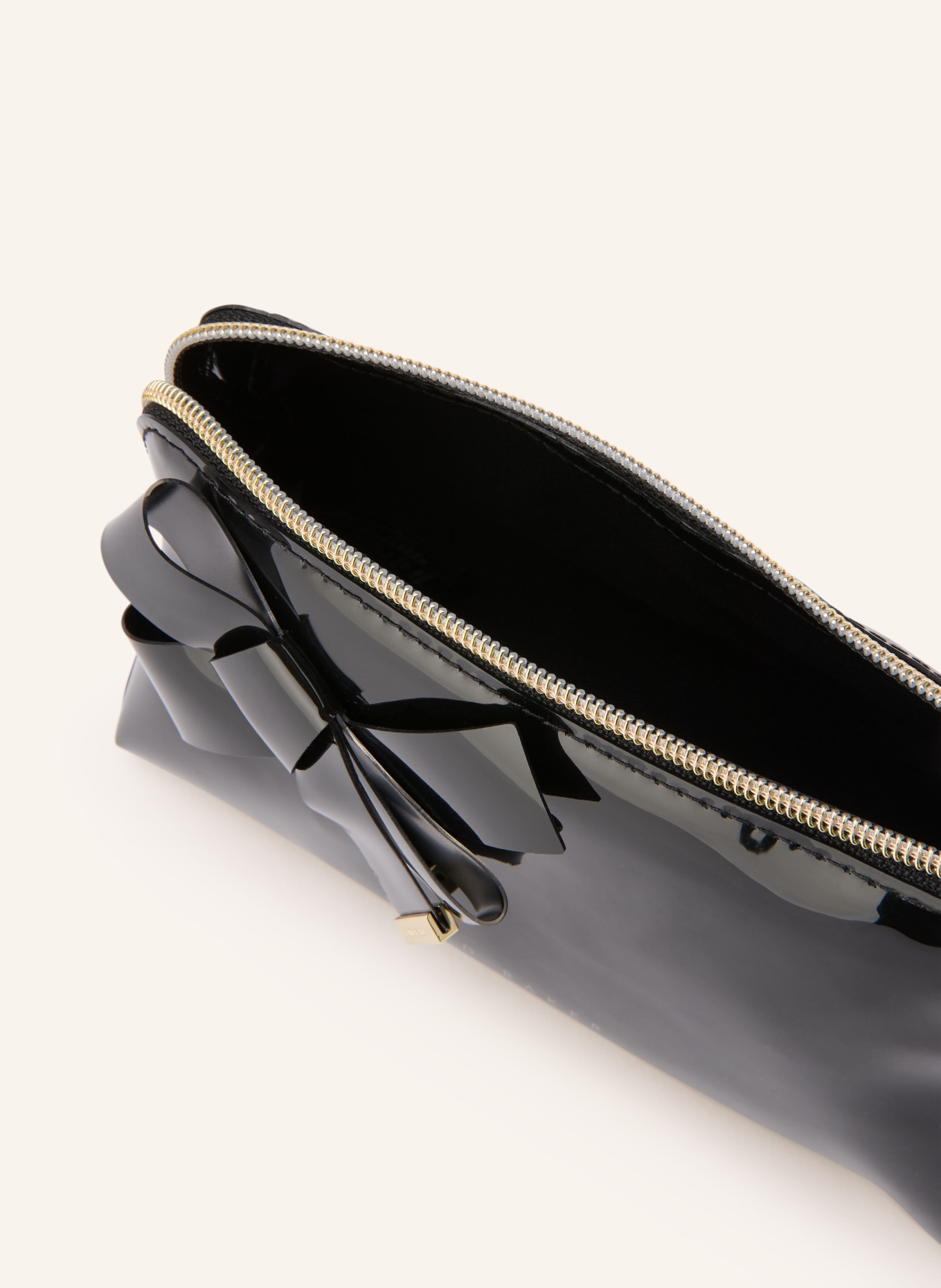 TED BAKER NICOLAI cosmetic bag: BLACK / GOLD