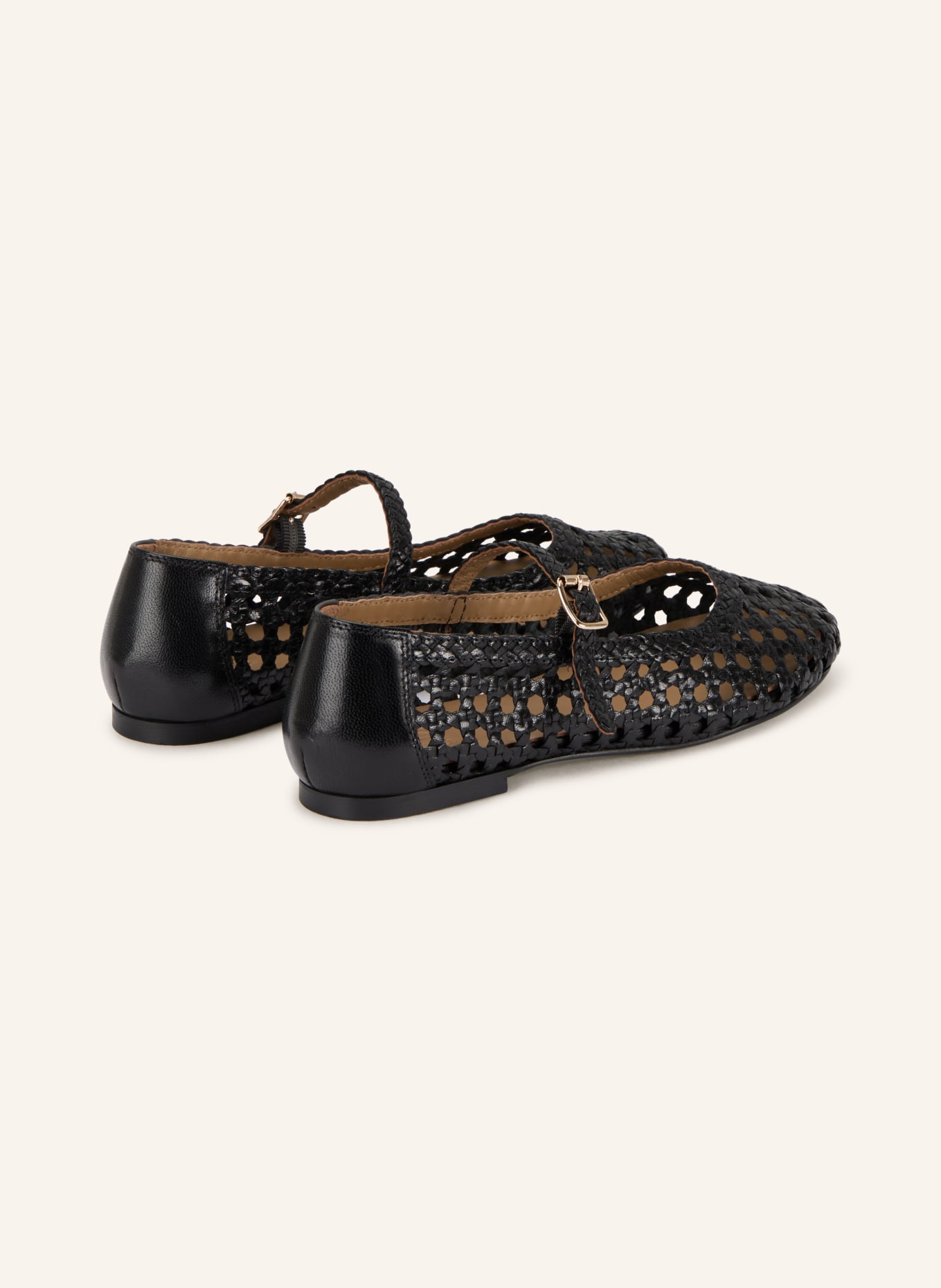 billi bi Mary-Jane-Ballerinas: SCHWARZ