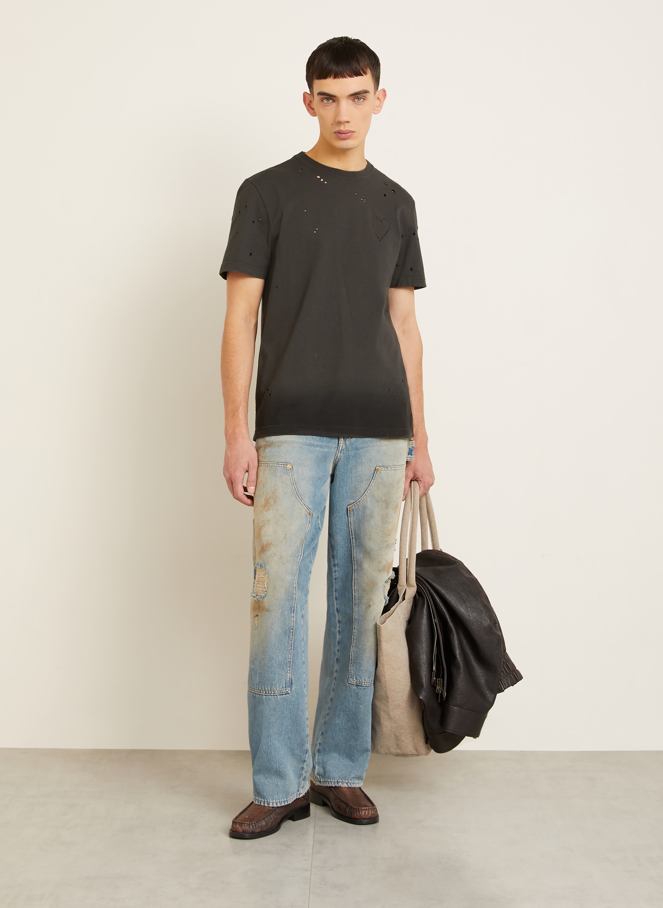 GOLDEN GOOSE T-shirt: DARK GRAY