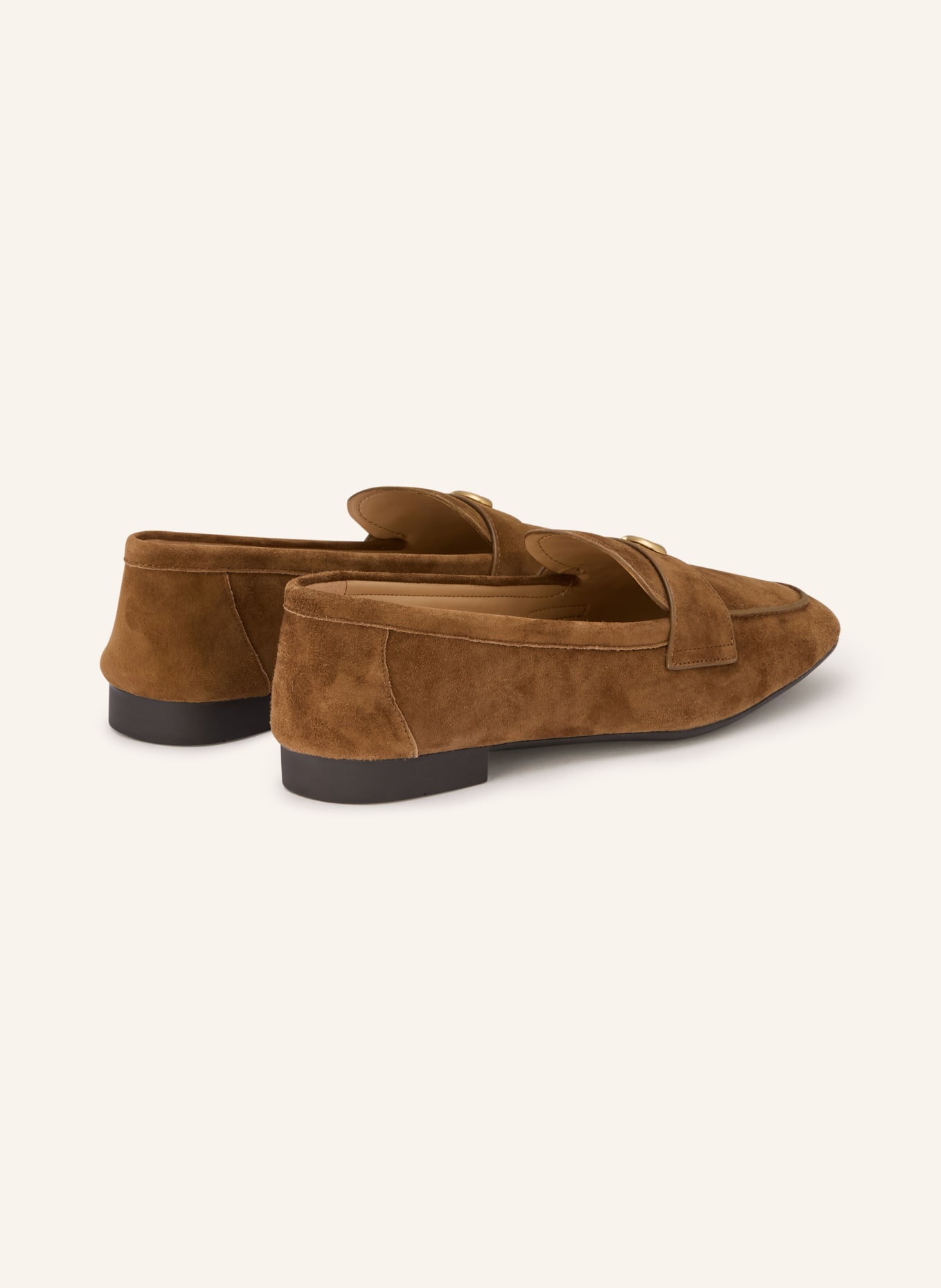 COACH loafer: BROWN