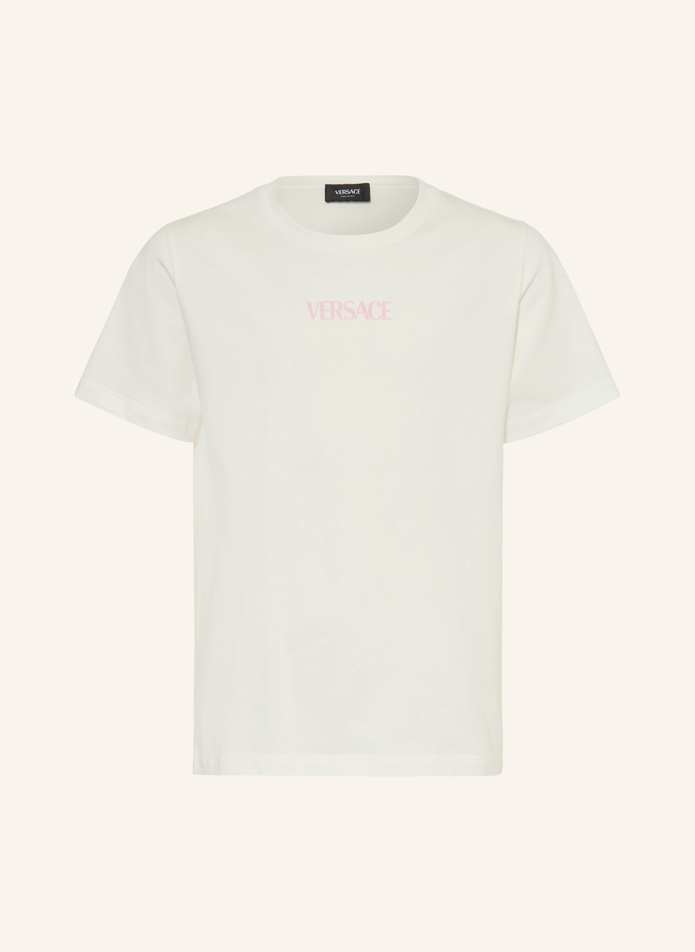 VERSACE koszulka: BIAŁY / ŻÓŁTY / JASNONIEBIESKI