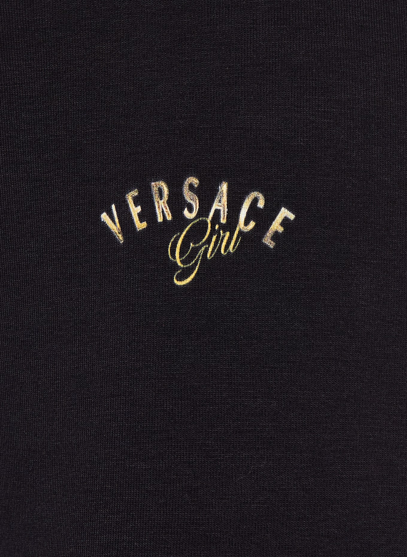 VERSACE leggings: BLACK / GOLD