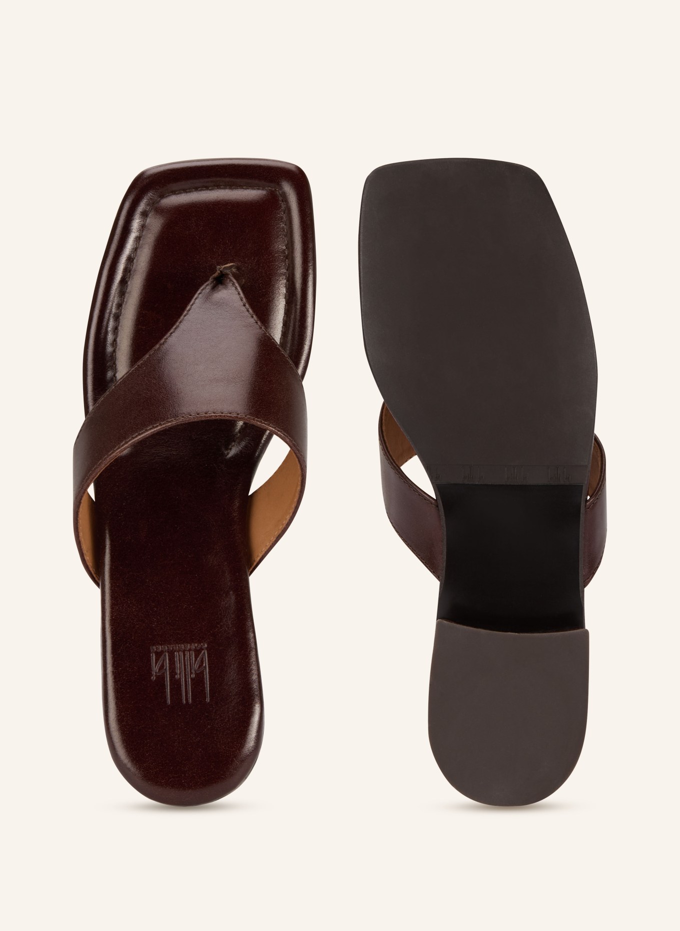 billi bi toe separator: DARK BROWN