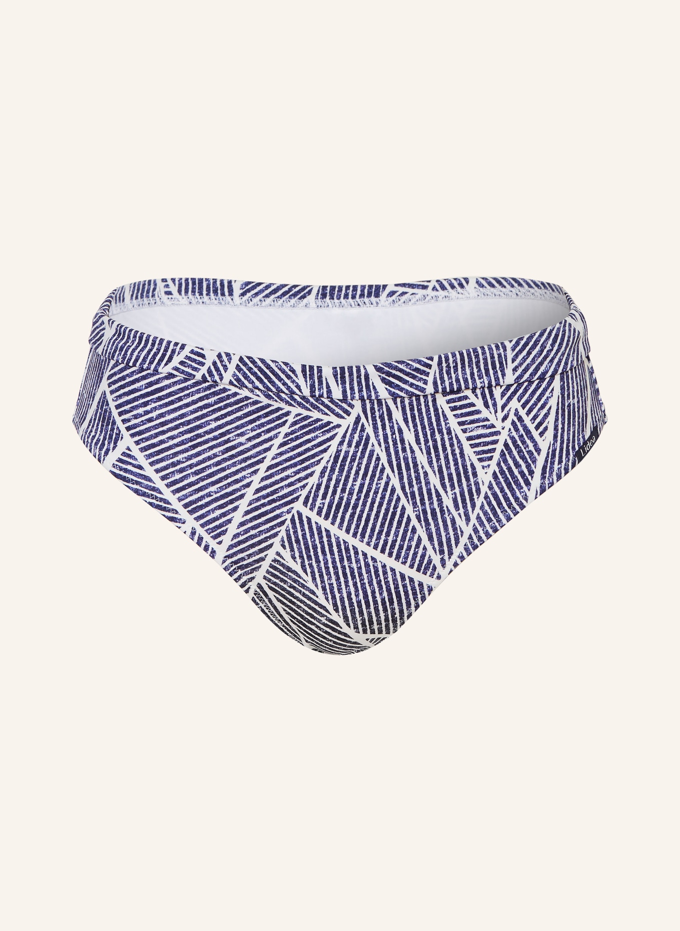 Lidea Basic Bikini Bottoms INDIGO GRID: DARK BLUE / WHITE