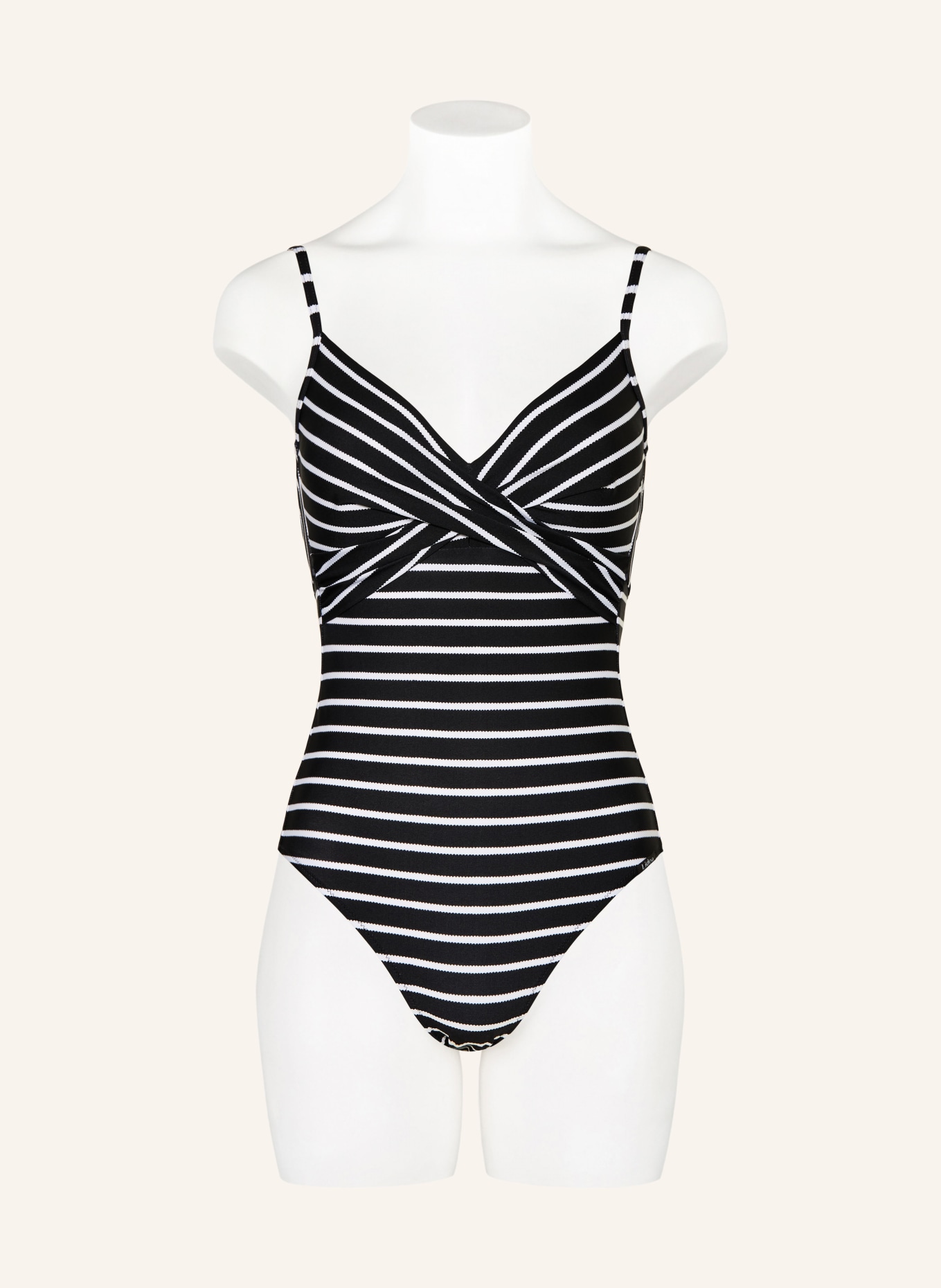 Lidea Badeanzug LINE UP: SCHWARZ / WEISS