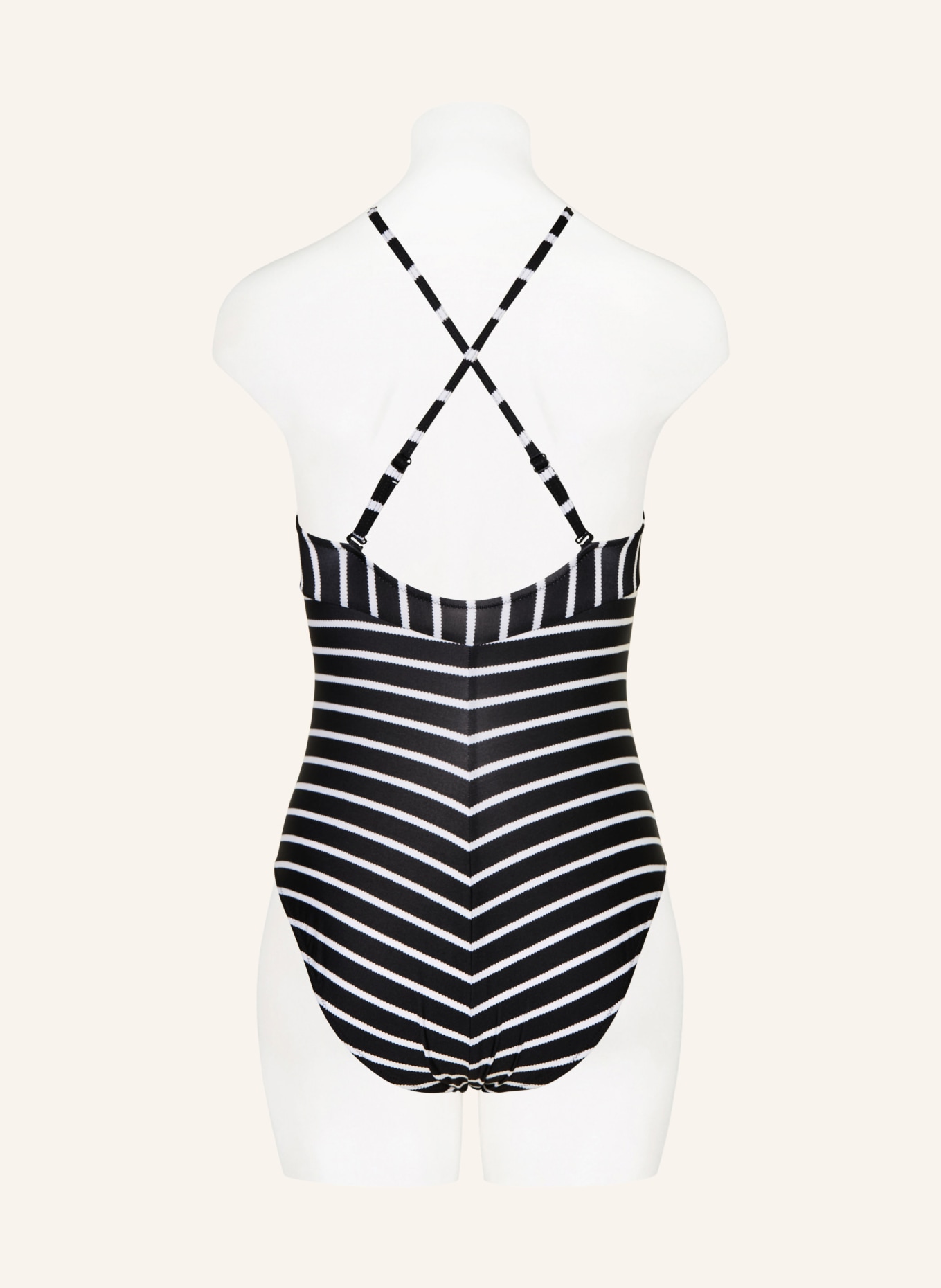 Lidea Badeanzug LINE UP: SCHWARZ / WEISS