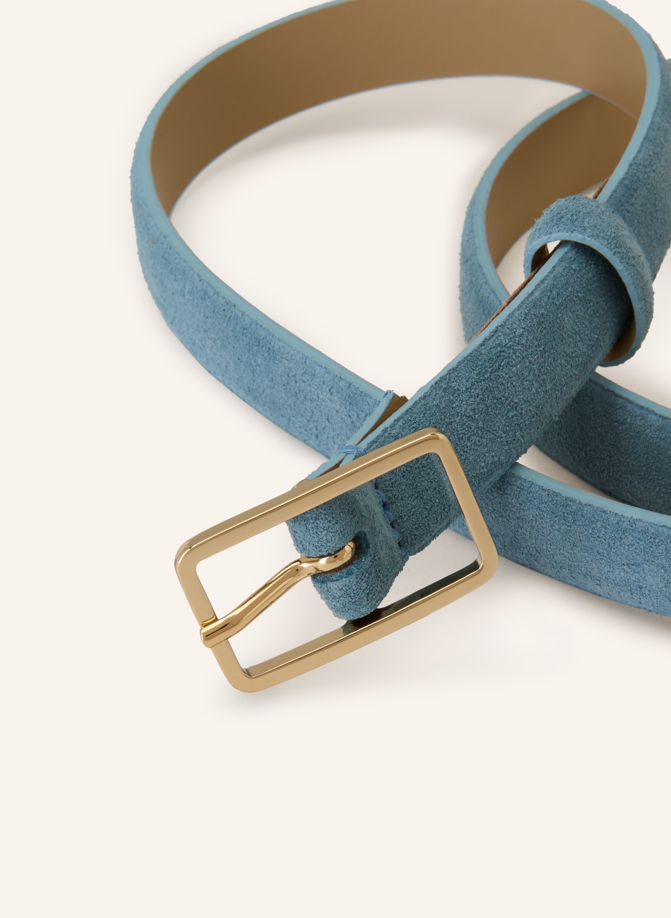 abro skórzany pasek: SZARONIEBIESKI