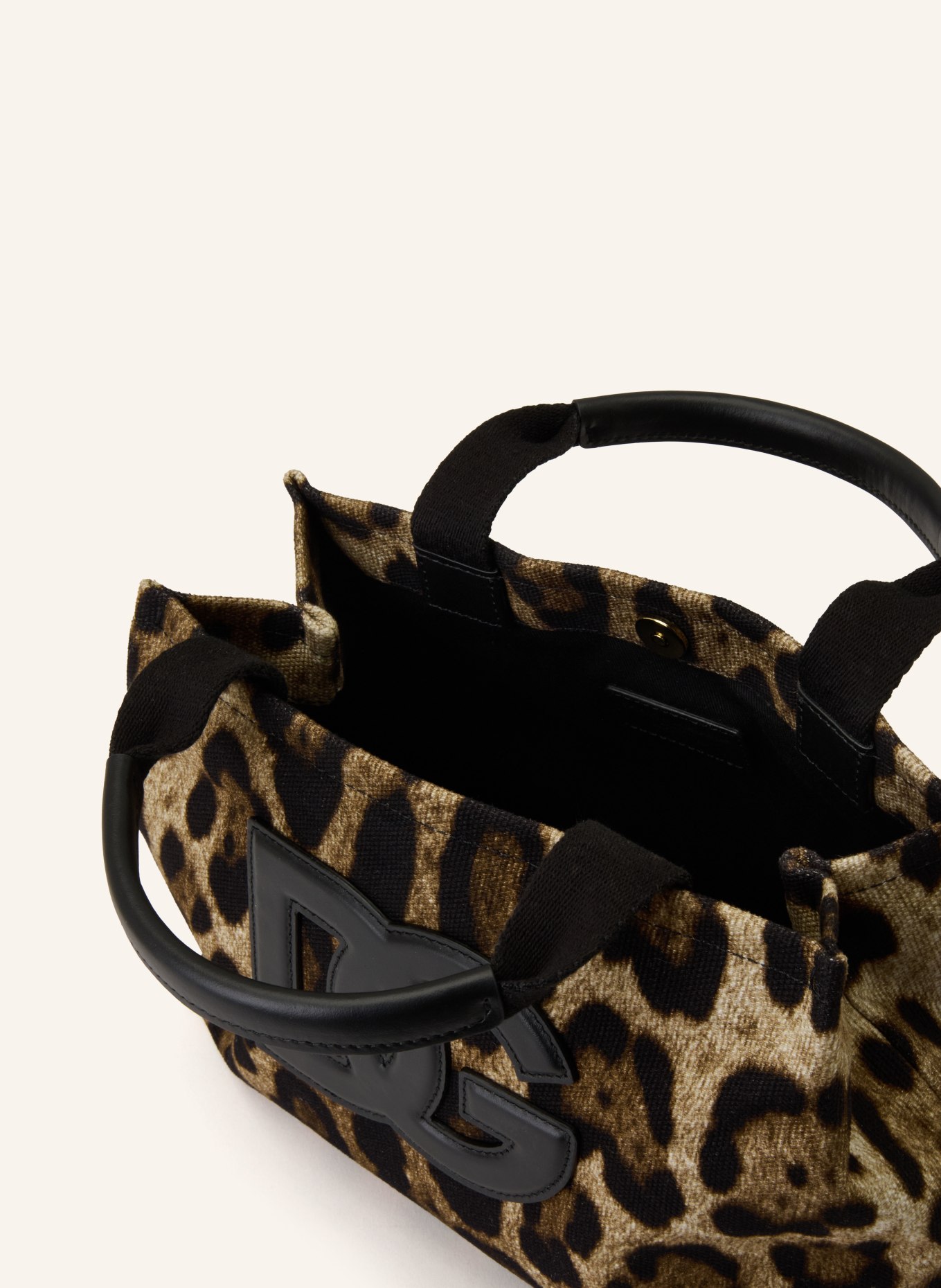 DOLCE & GABBANA Handtasche: HELLBRAUN / BRAUN / SCHWARZ