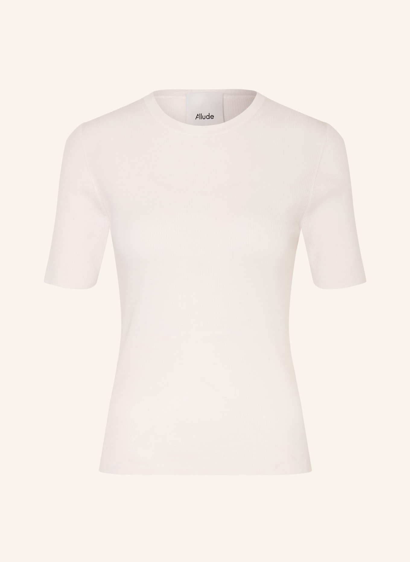 ALLUDE pletené tričko: TMAVĚ ŽLUTÁ