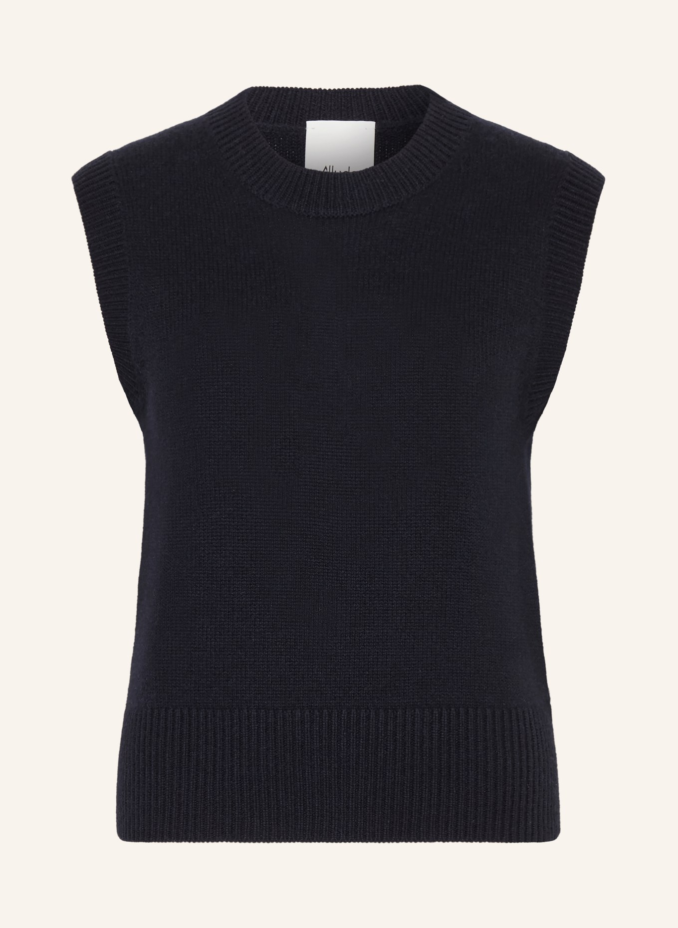 ALLUDE Cashmere-Pullunder: DUNKELBLAU