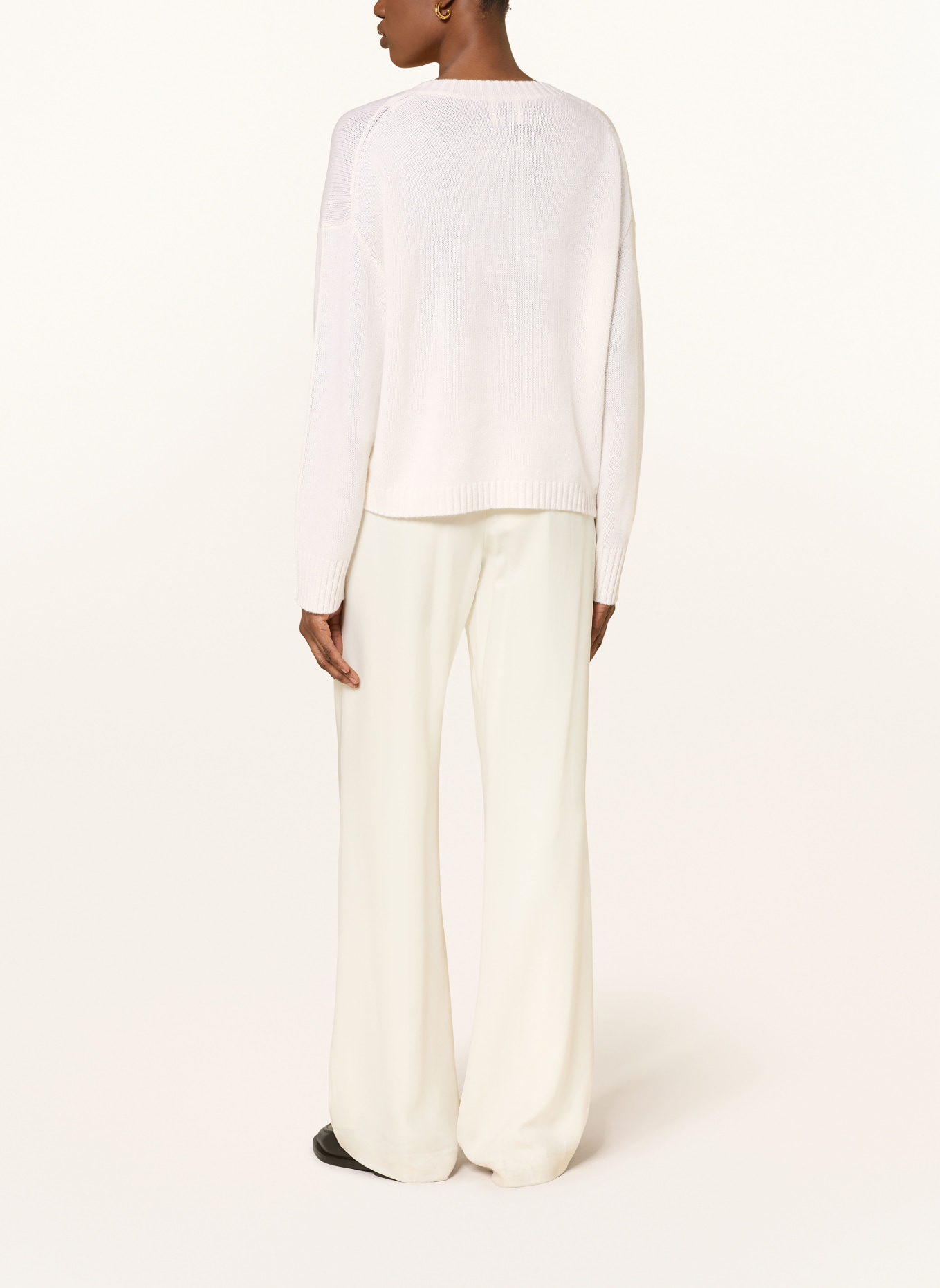 ALLUDE Sweter z kaszmiru: ECRU