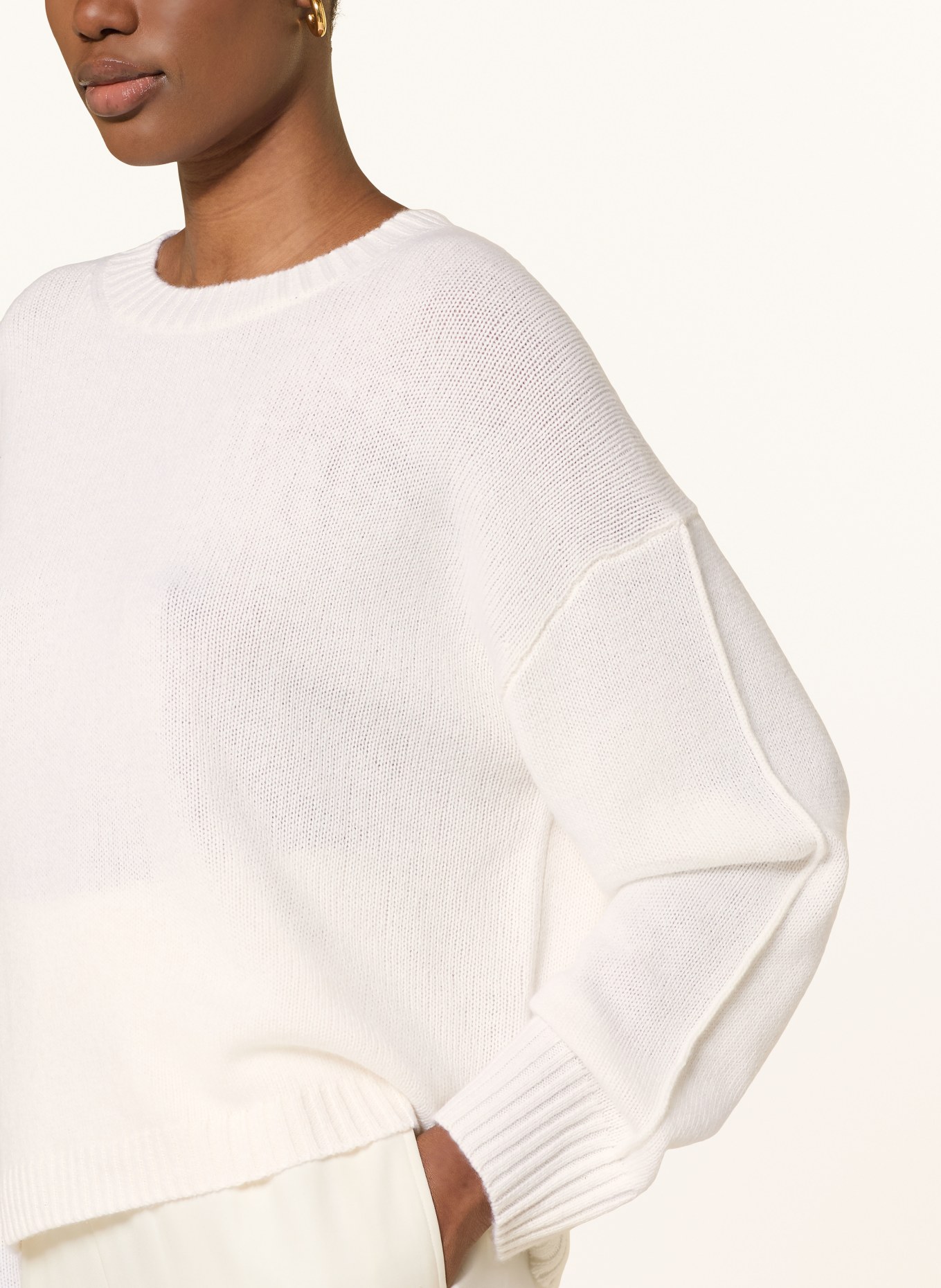 ALLUDE Sweter z kaszmiru: ECRU