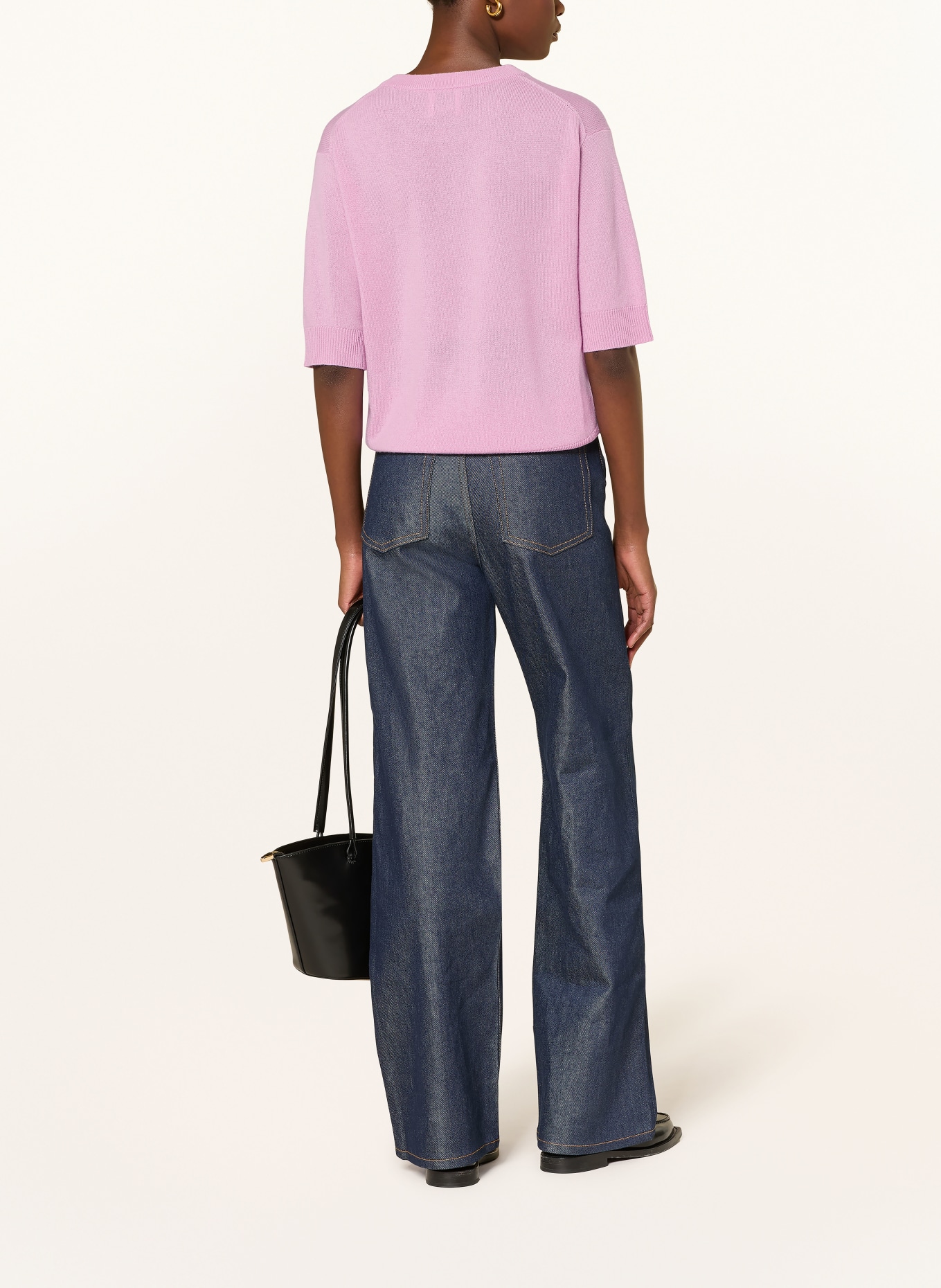 ALLUDE Strickshirt aus Cashmere: HELLLILA