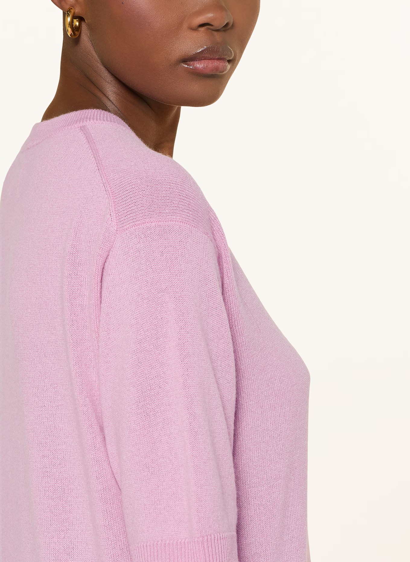 ALLUDE Strickshirt aus Cashmere: HELLLILA