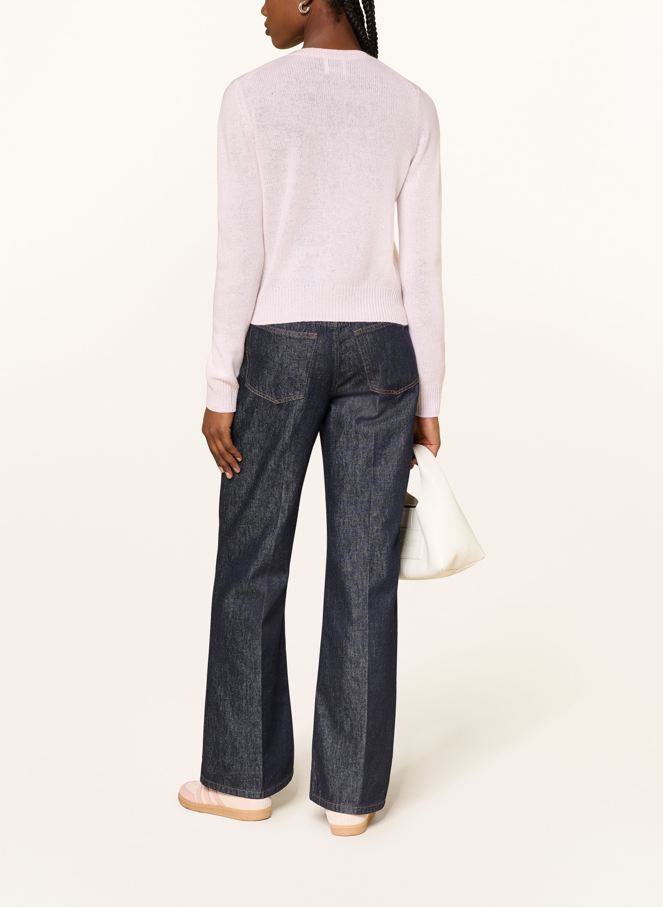 ALLUDE Cashmere cardigan: ROSE