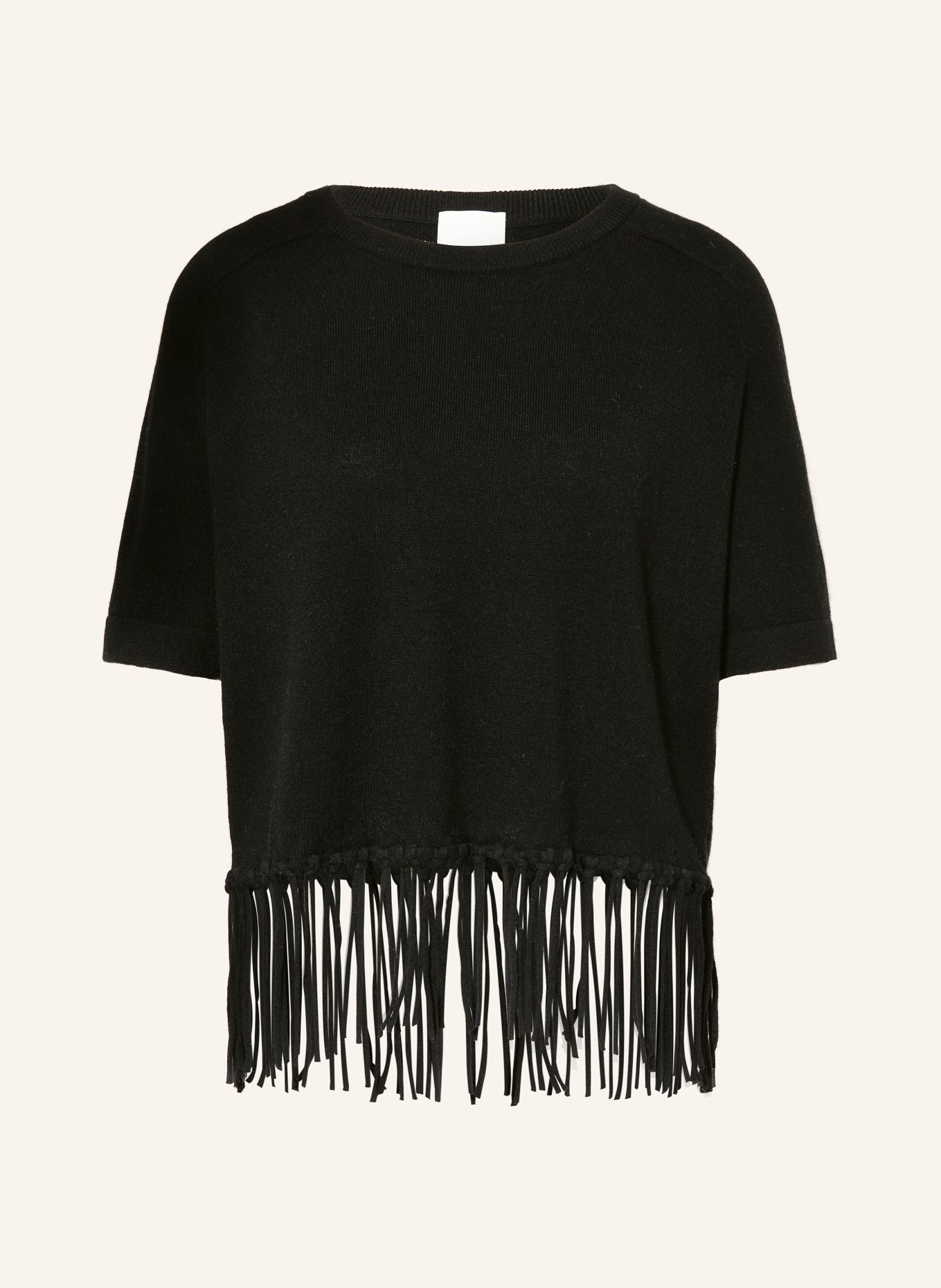 ALLUDE Strickshirt: SCHWARZ
