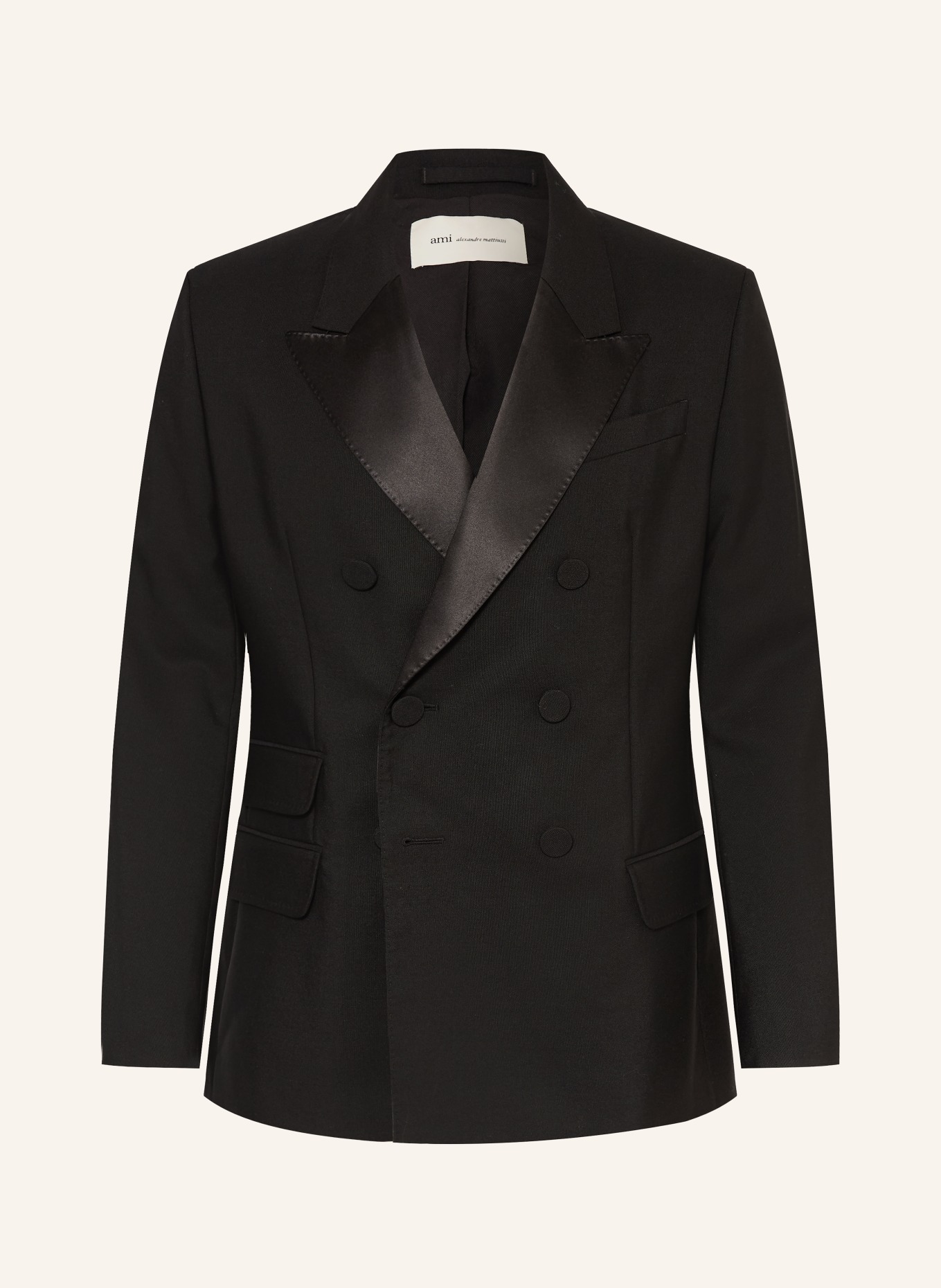 AMI PARIS Smoking-Sakko Regular Fit: SCHWARZ