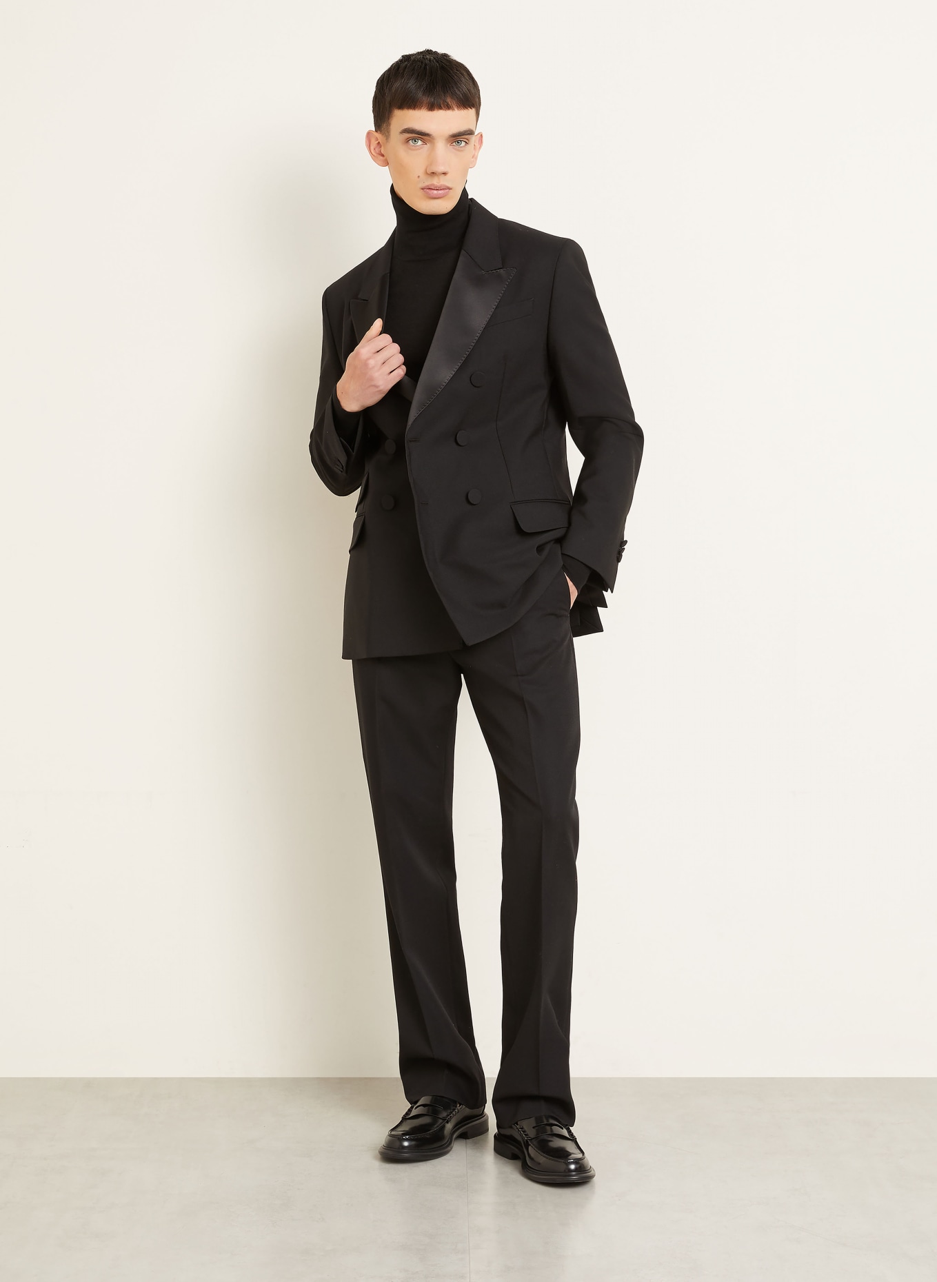 AMI PARIS Smoking-Sakko Regular Fit: SCHWARZ