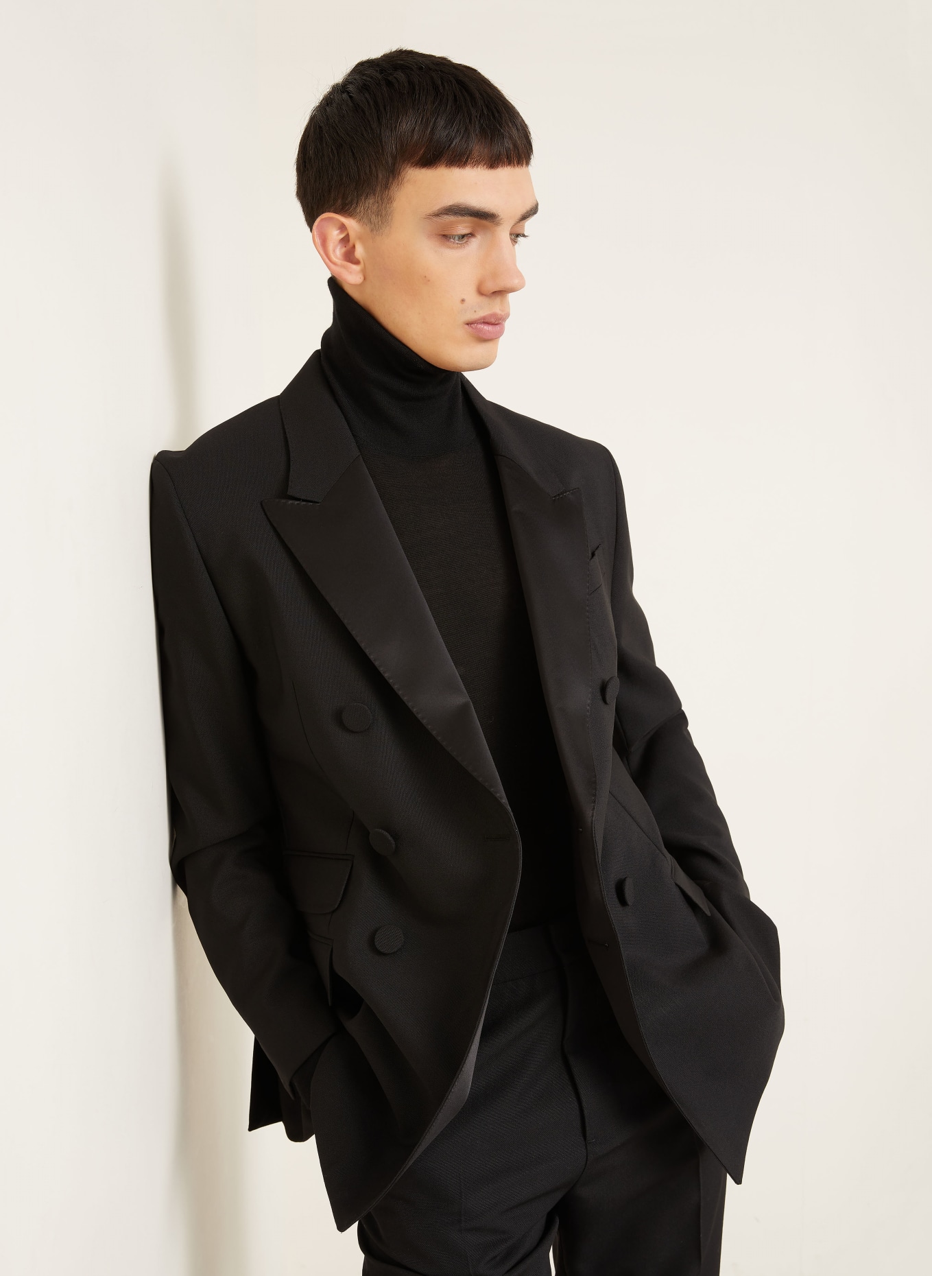 AMI PARIS Smoking-Sakko Regular Fit: SCHWARZ