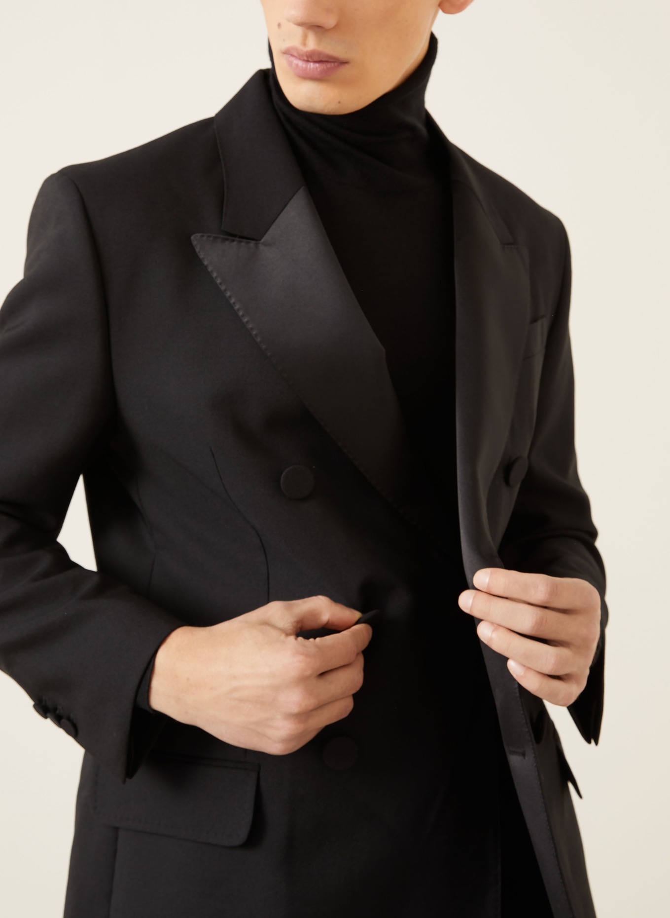 AMI PARIS Smoking-Sakko Regular Fit: SCHWARZ