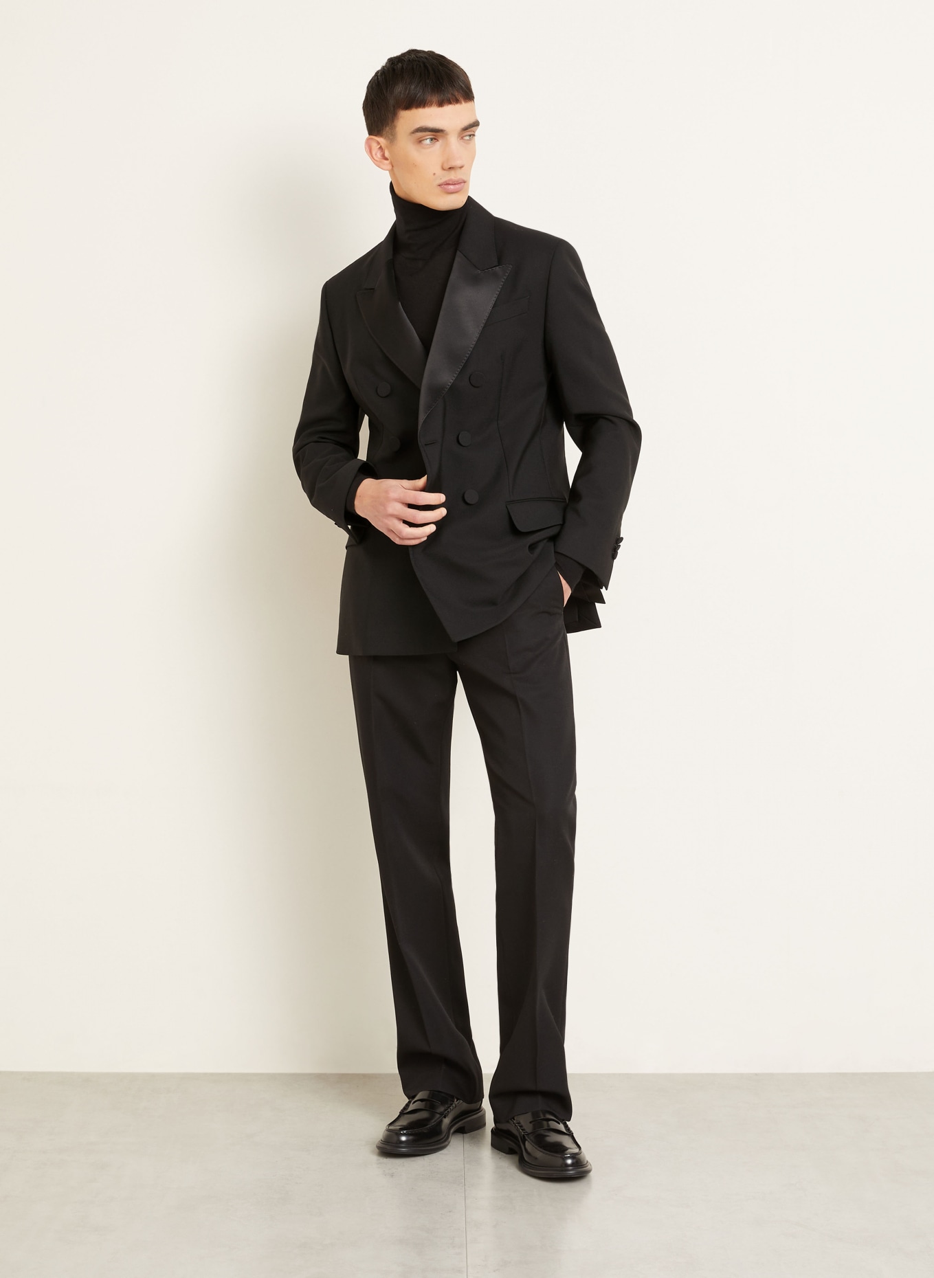 AMI PARIS Regular fit suit pants: BLACK