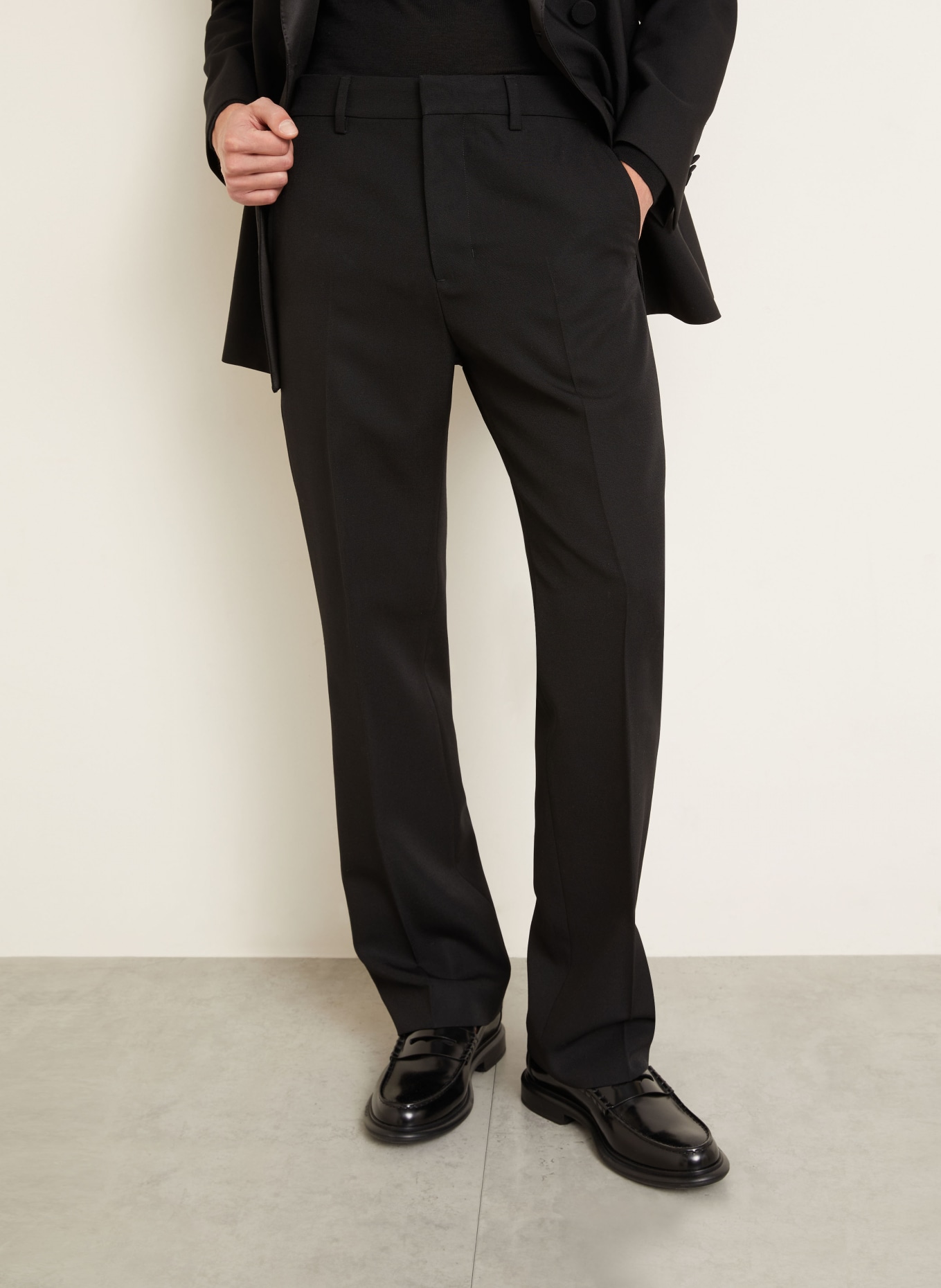 AMI PARIS Regular fit suit pants: BLACK
