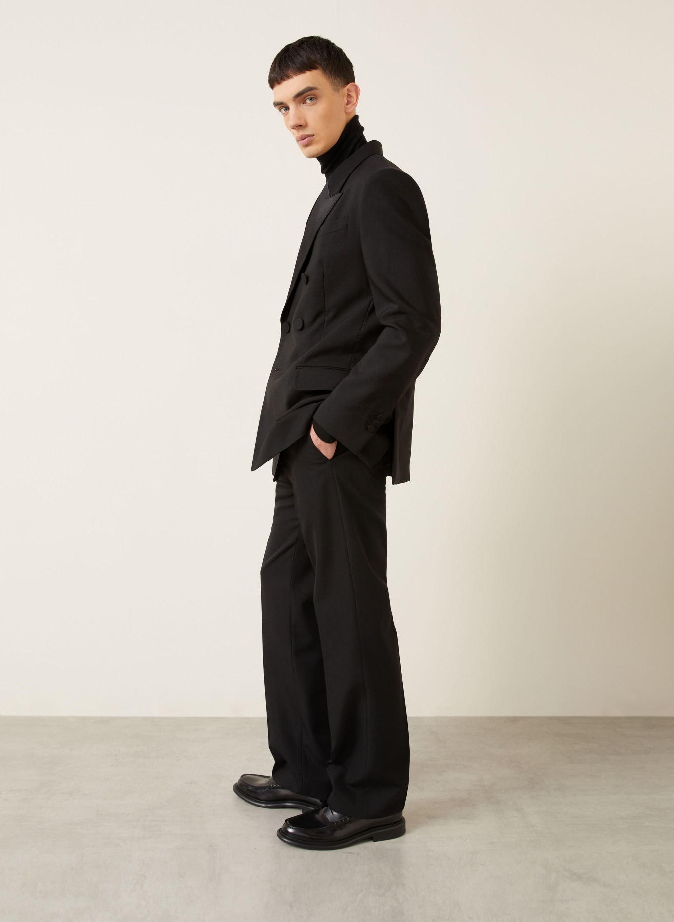 AMI PARIS Regular fit suit pants: BLACK