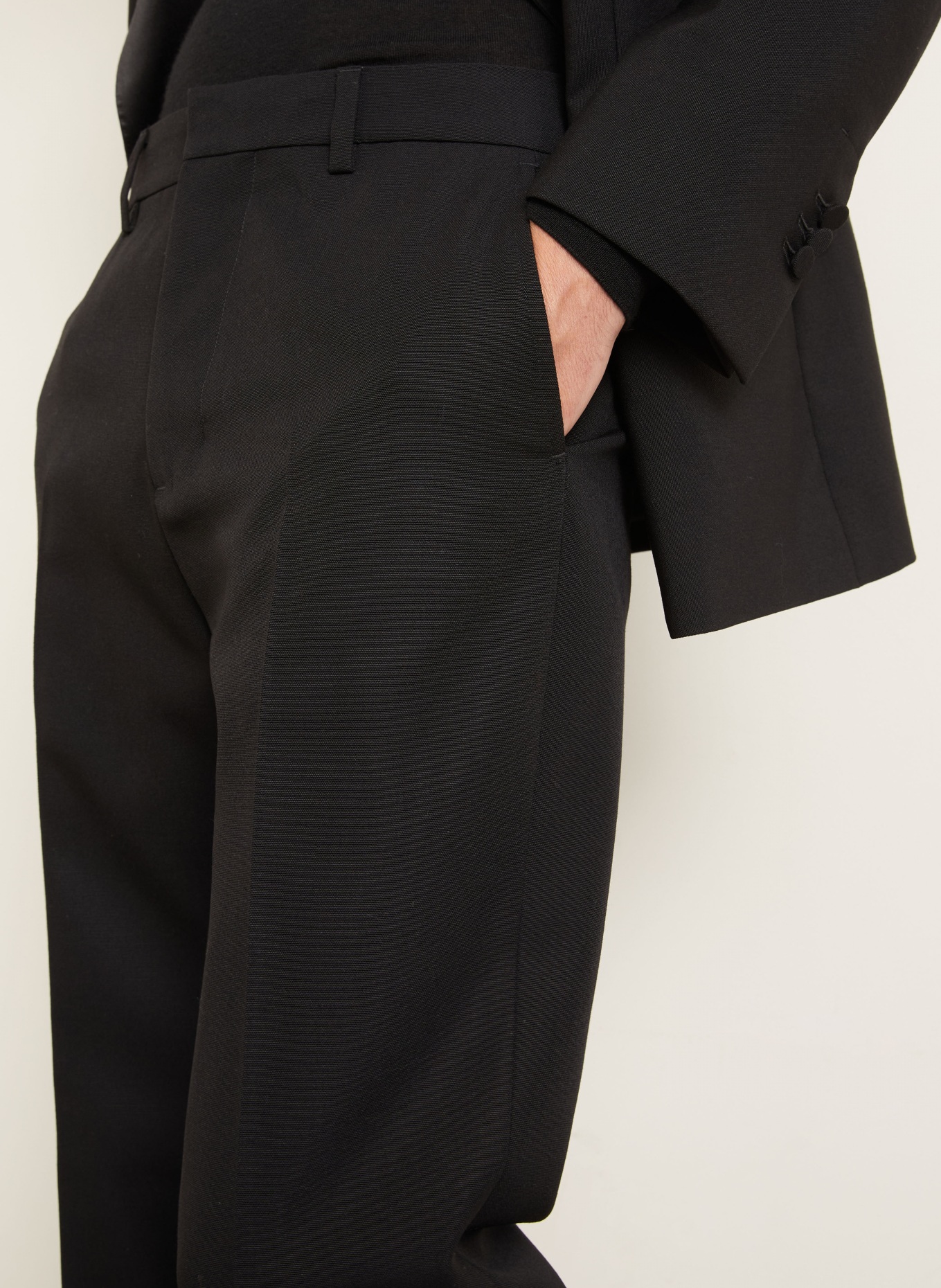AMI PARIS Regular fit suit pants: BLACK